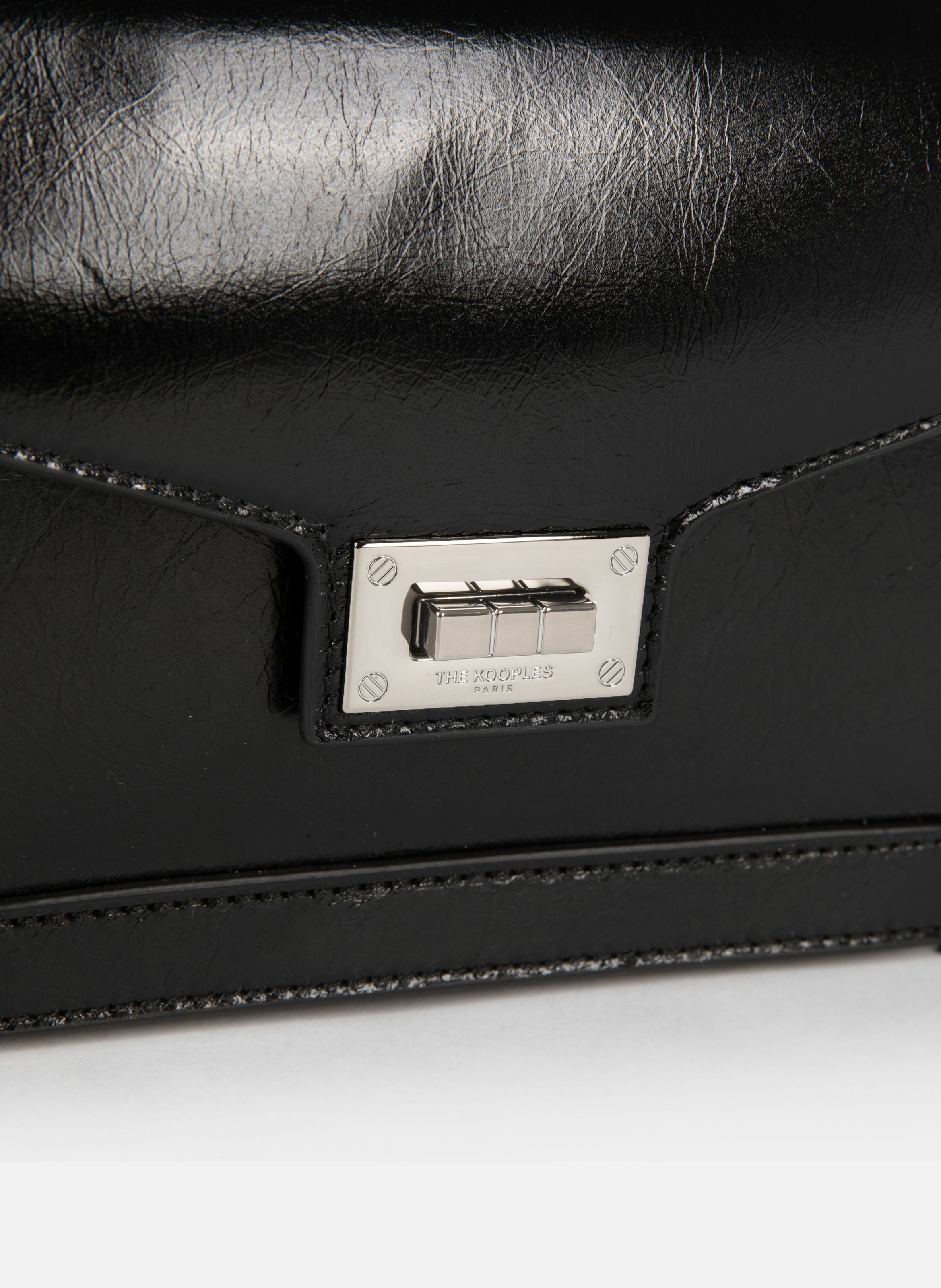 Emily small leather bag THE KOOPLES Black