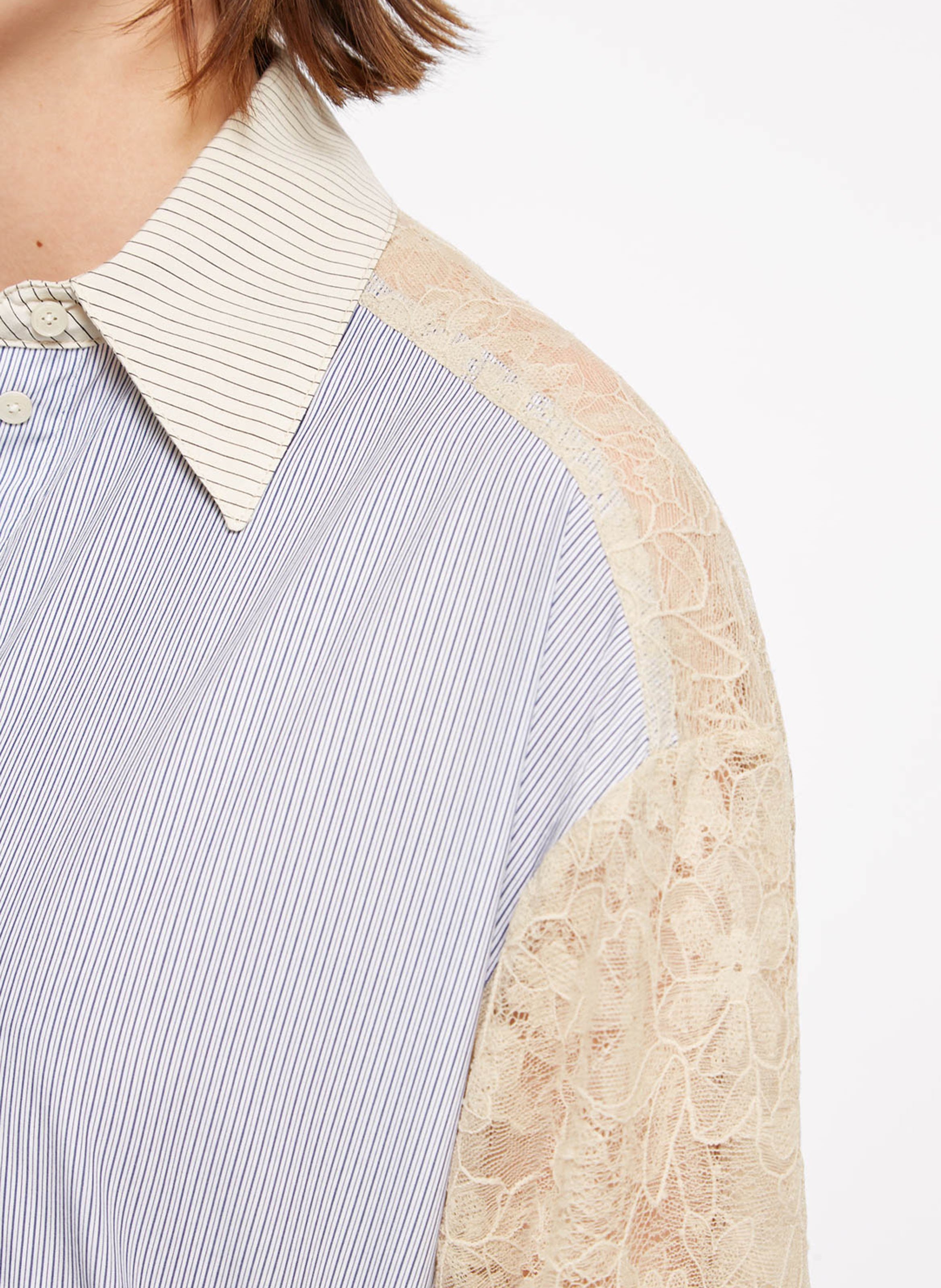 Chemise col classique en coton ROSEANNA Multicolore