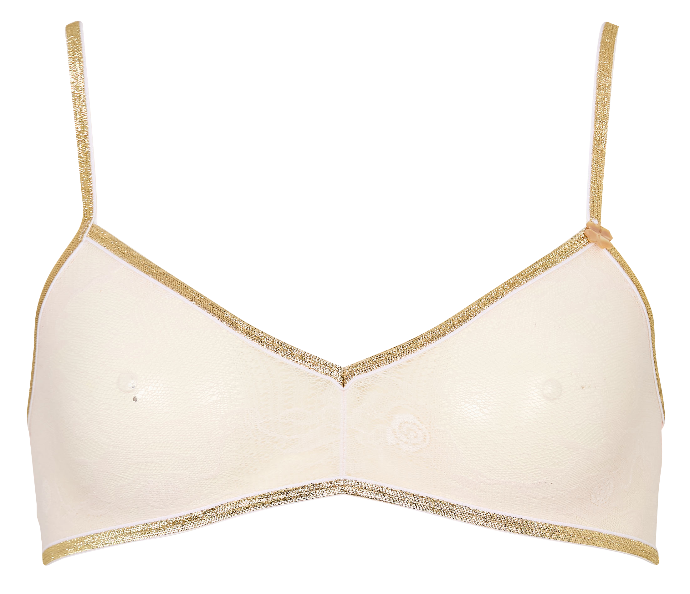 Brassière unie en dentelle LA NOUVELLE Blanc