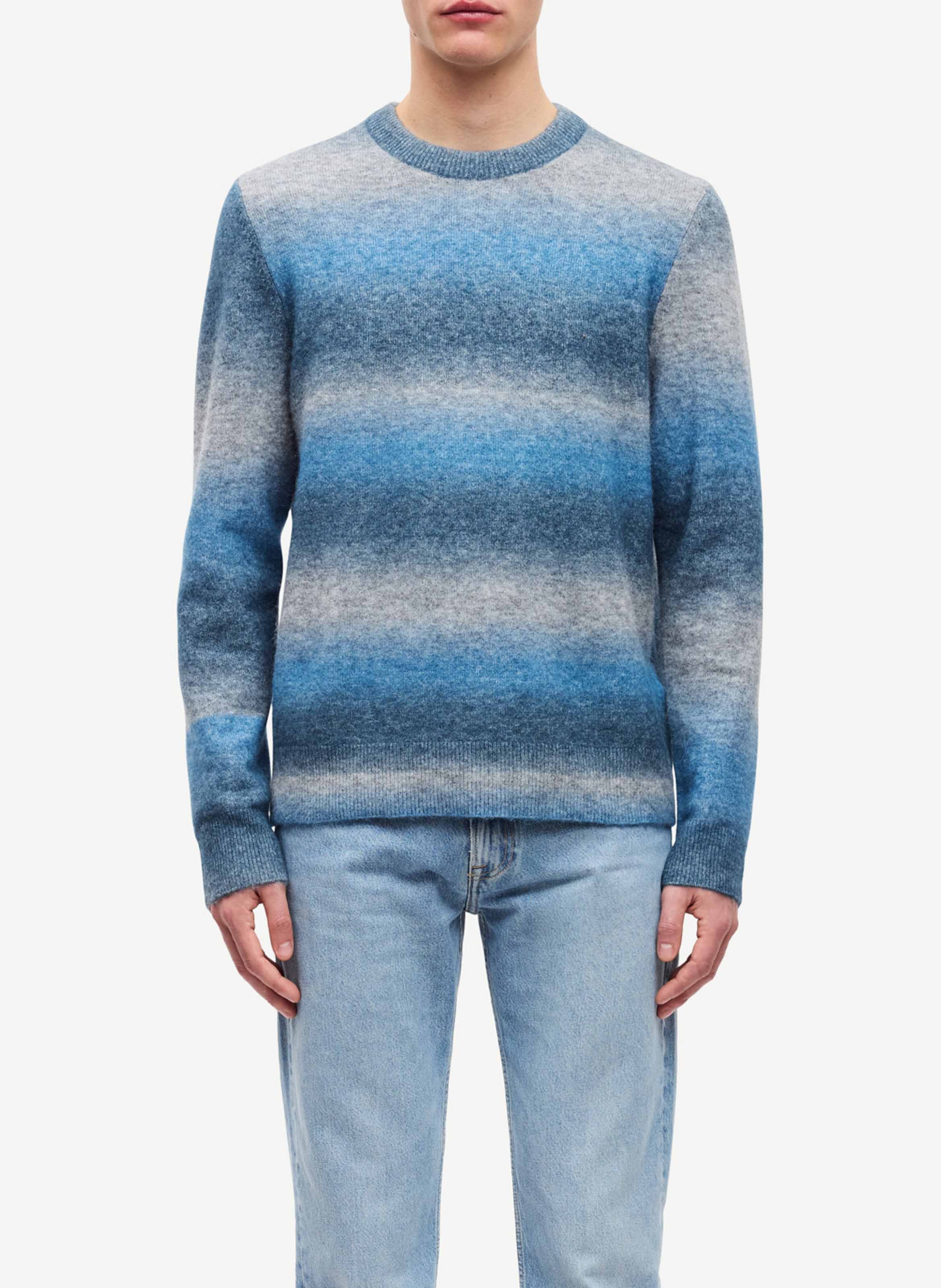 Pull droit en fibres recyclées mélangées SAMSOE SAMSOE Multicolore