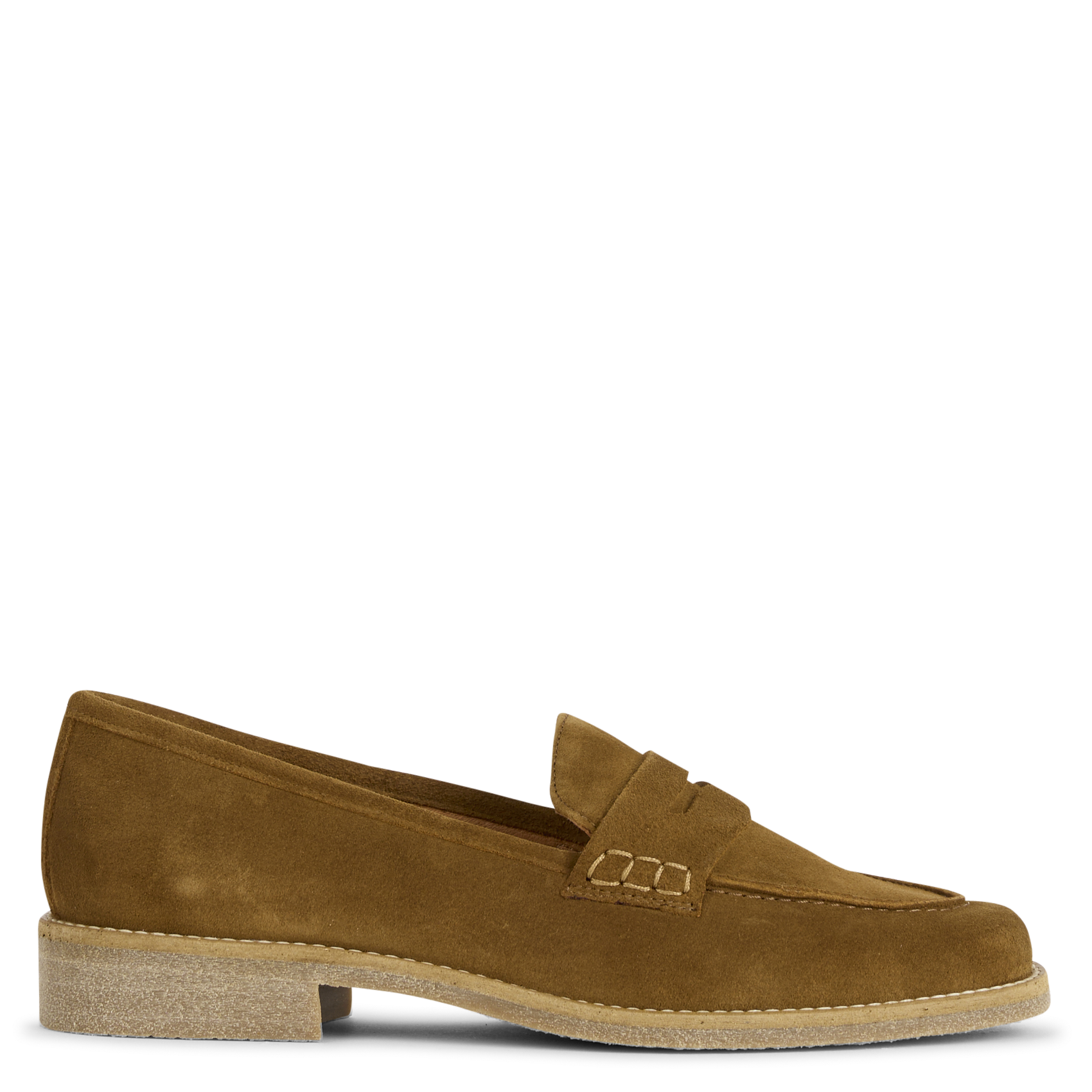 Velvet leather slip-on moccasins MELLOW YELLOW Brown