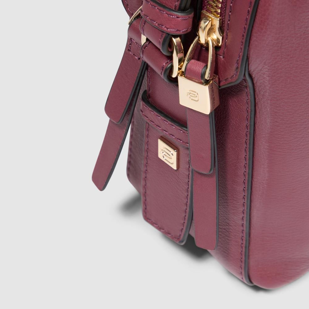 Crossbody Camera Case Style Bag PIQUADRO Red