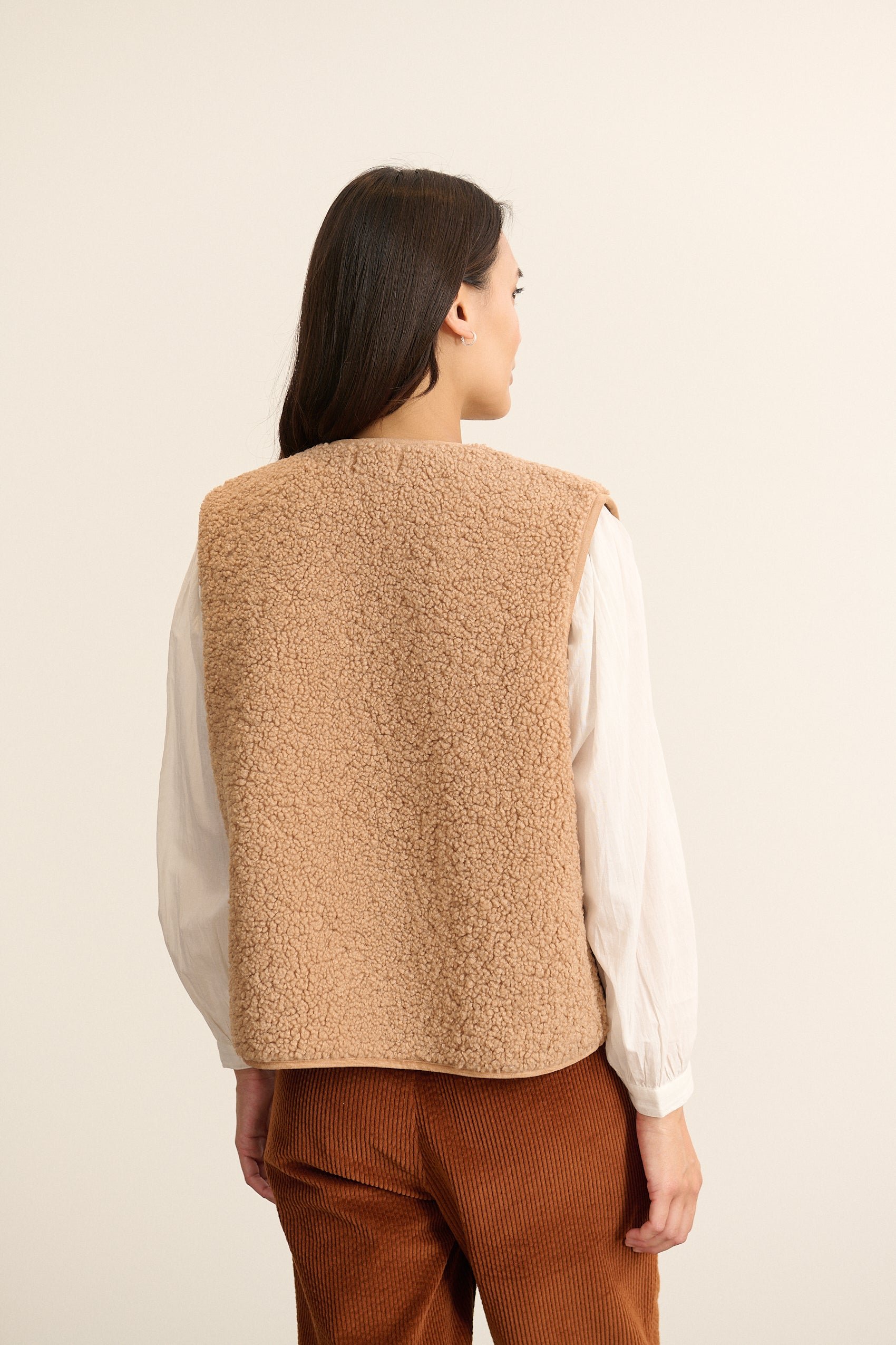 Sleeveless jacket GARANCE PARIS Beige