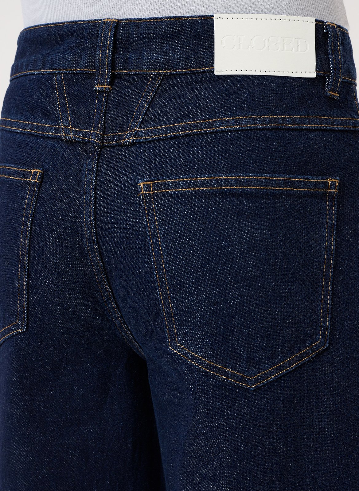 High-waisted flare jeans in denim CLOSED Blue