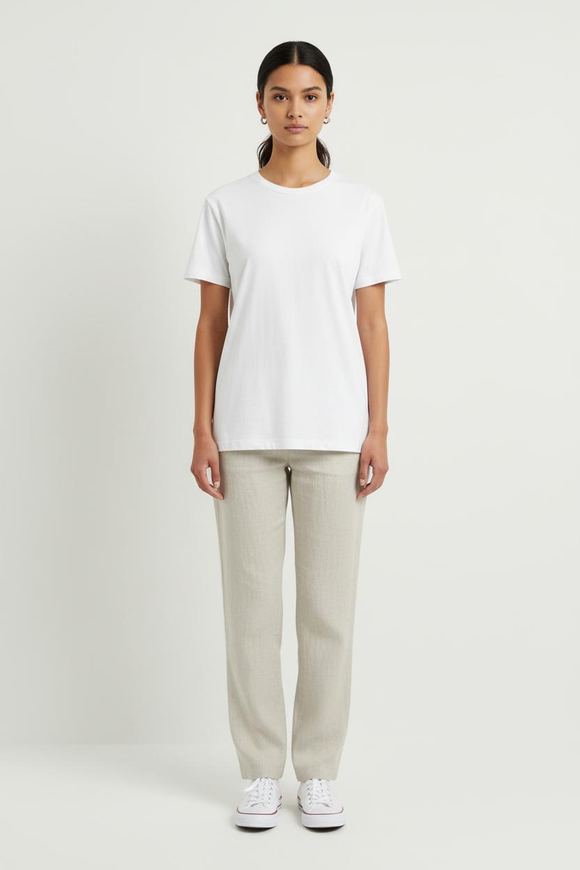 Tommy Badge T-shirt INES DE LA FRESSANGE - Seconde main White