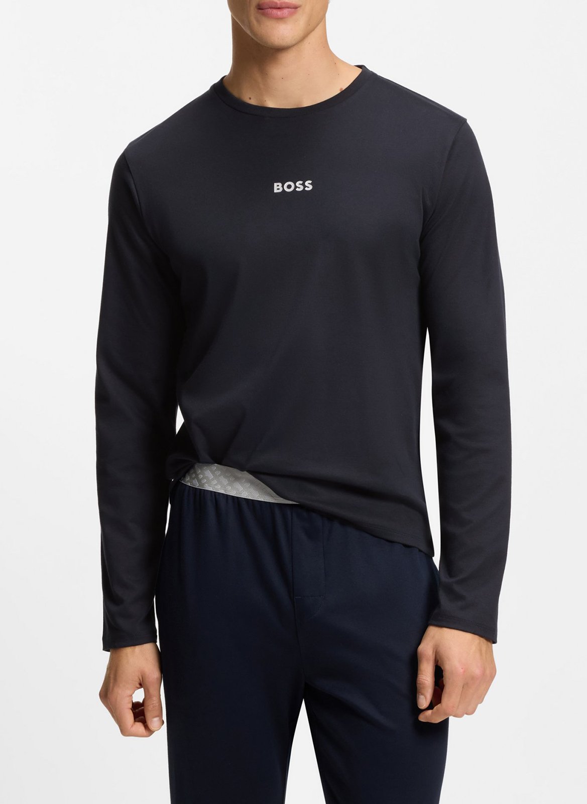 Cotton pajama set BOSS Blue