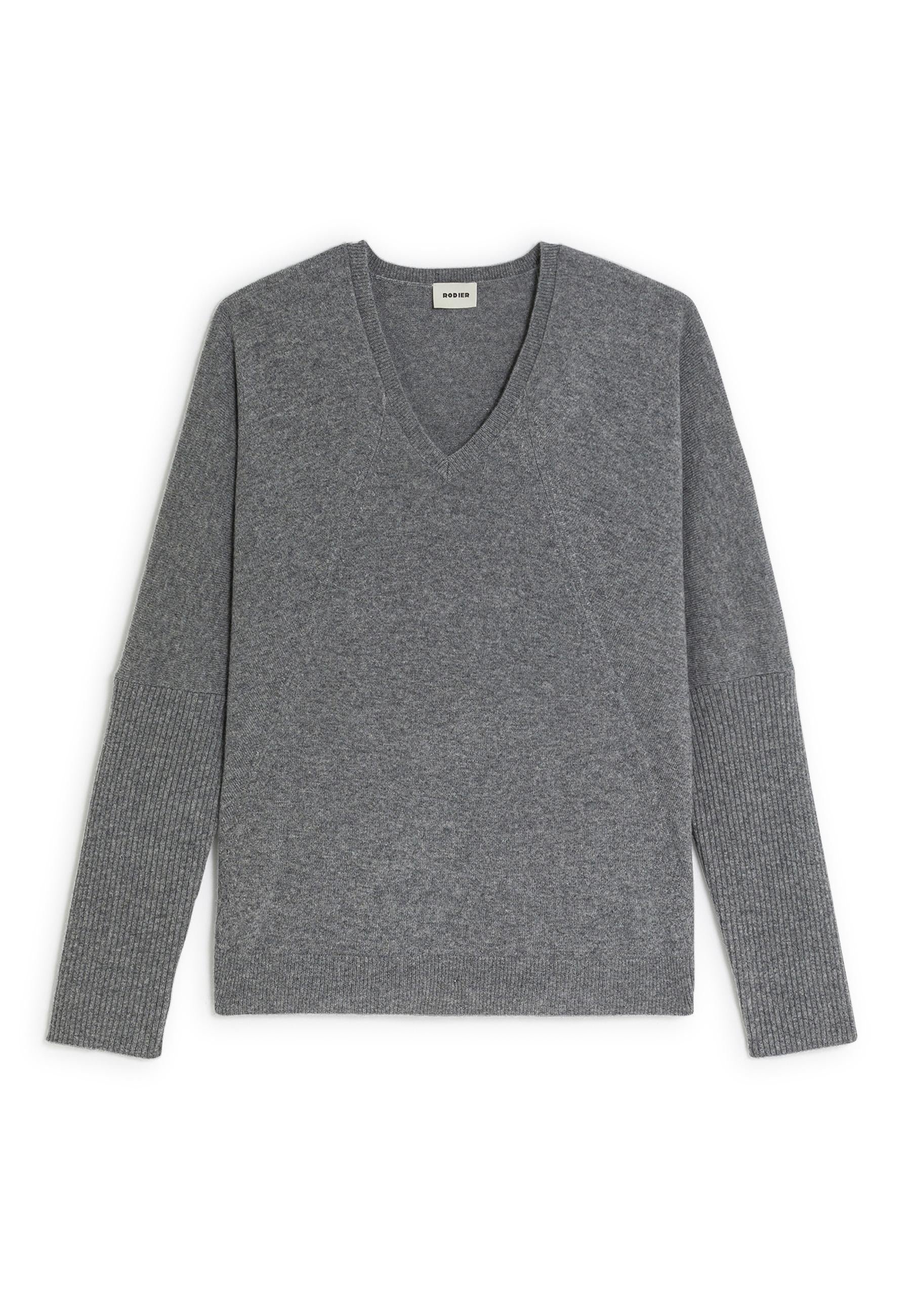 Oversized cashmere sweater RODIER Grey