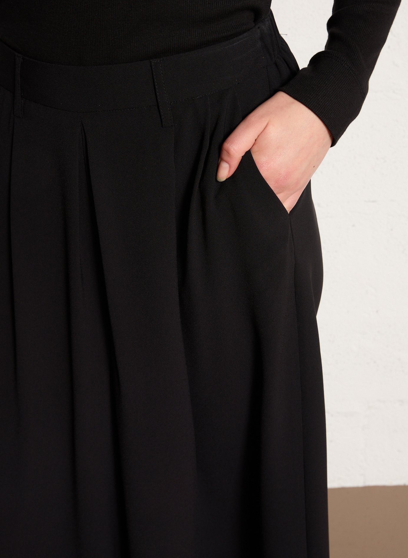 Palazzobroek MAISON 123 Zwart