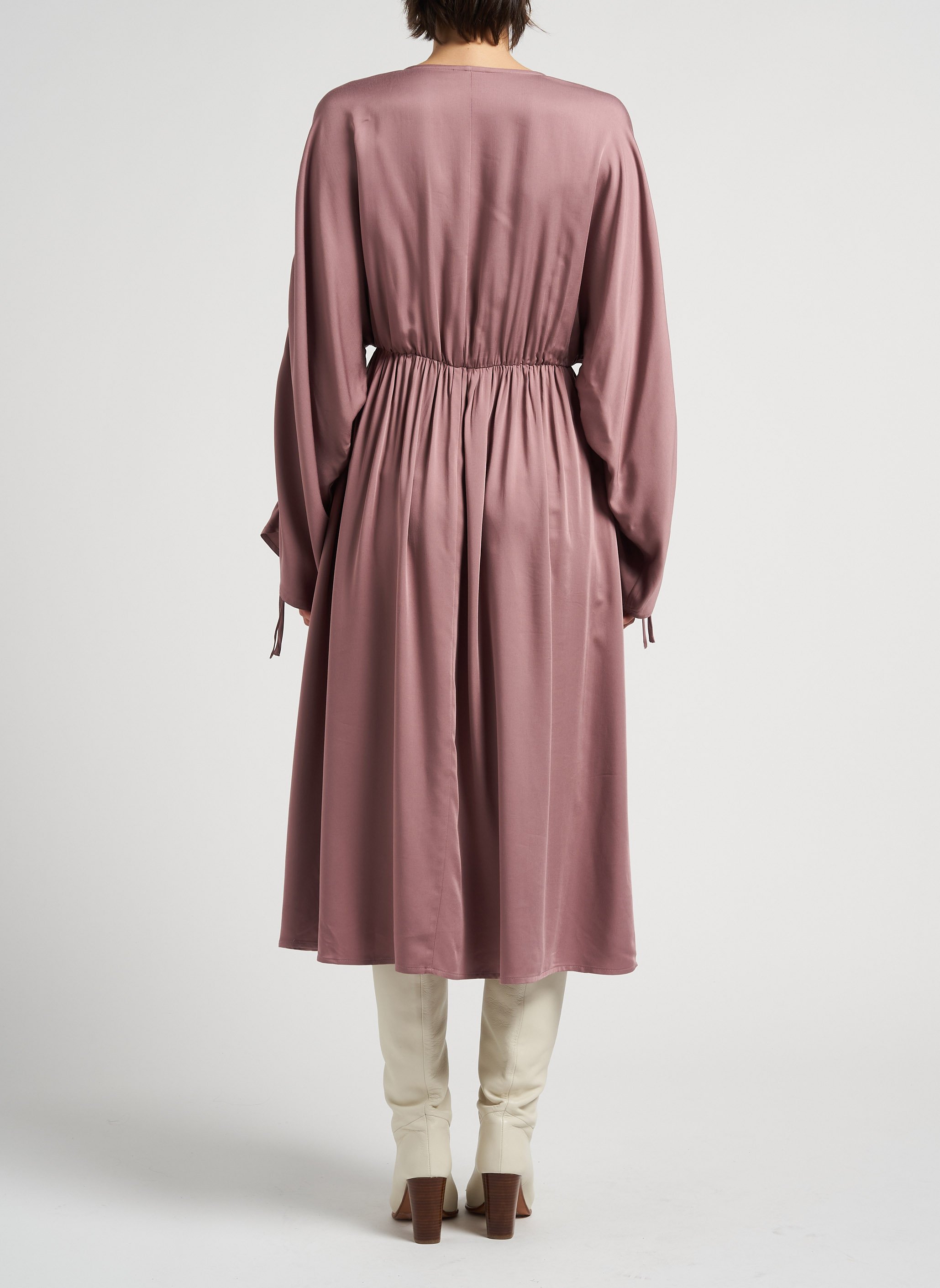 Midikleid mit V-Ausschnitt VILA Violett