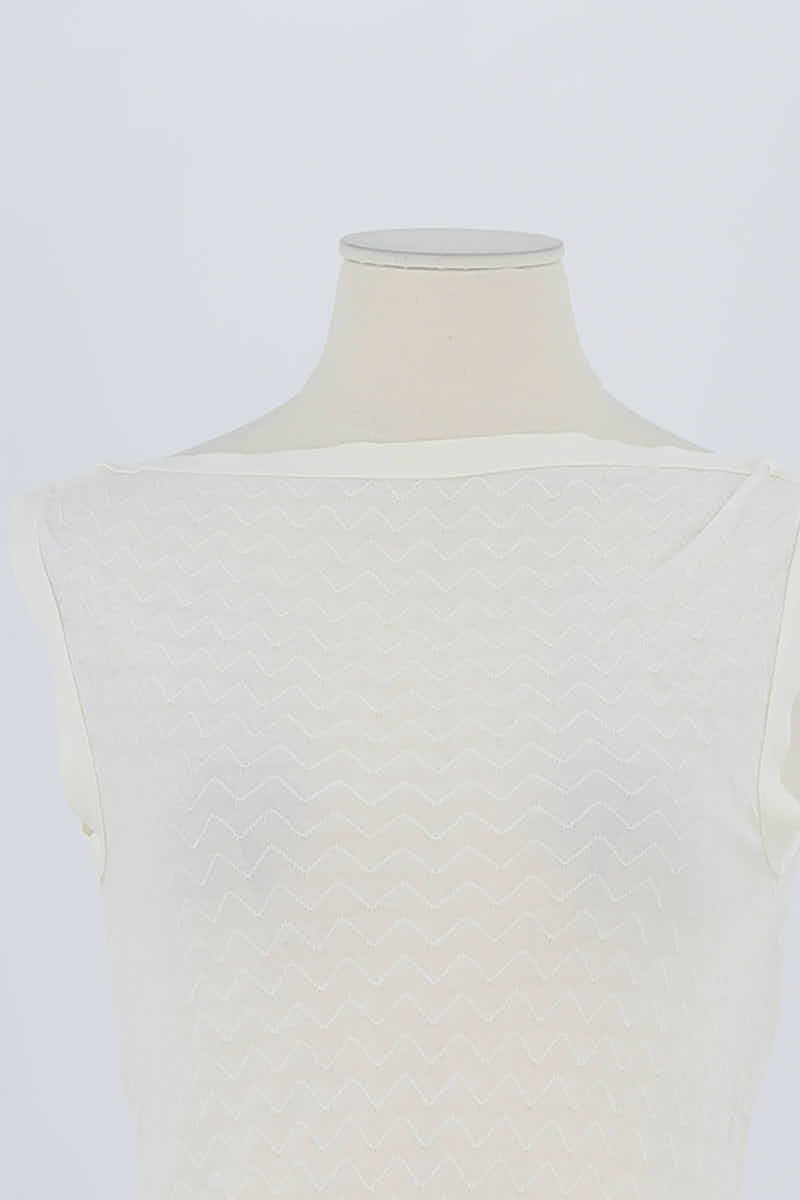 Azawood sleeveless top AGNES B. - Seconde Main White