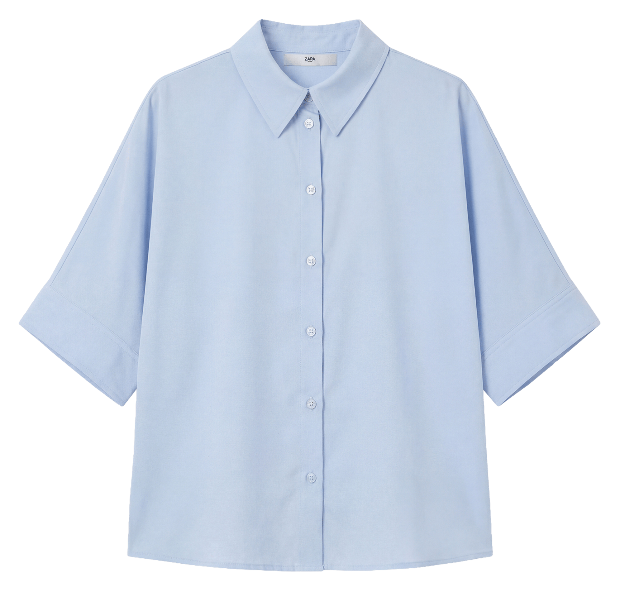 Chemise oversize col classique ZAPA Bleu