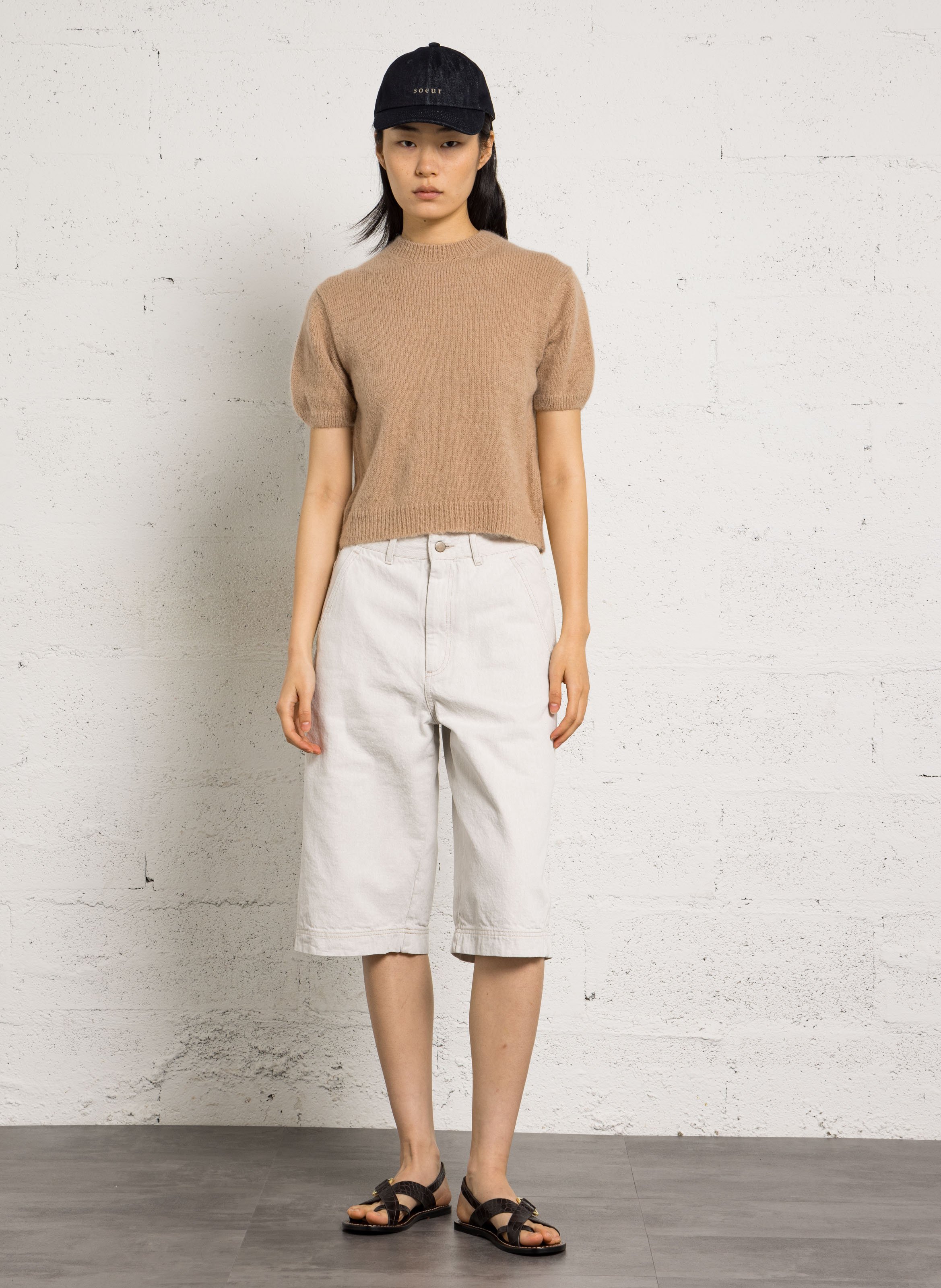 Oversized trui | wolblend MASSCOB Bruin