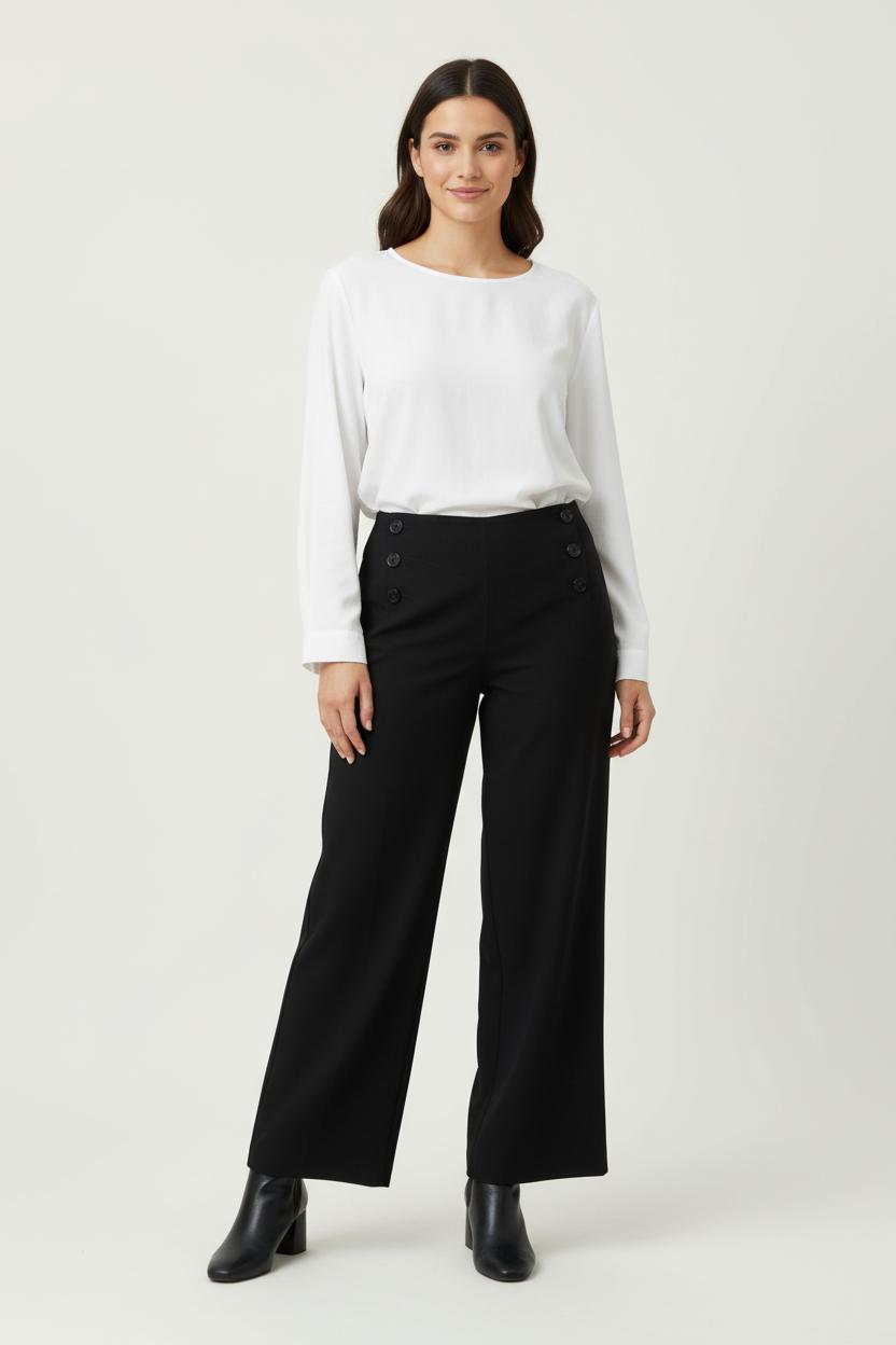 Pantalon INES DE LA FRESSANGE - Seconde main Noir