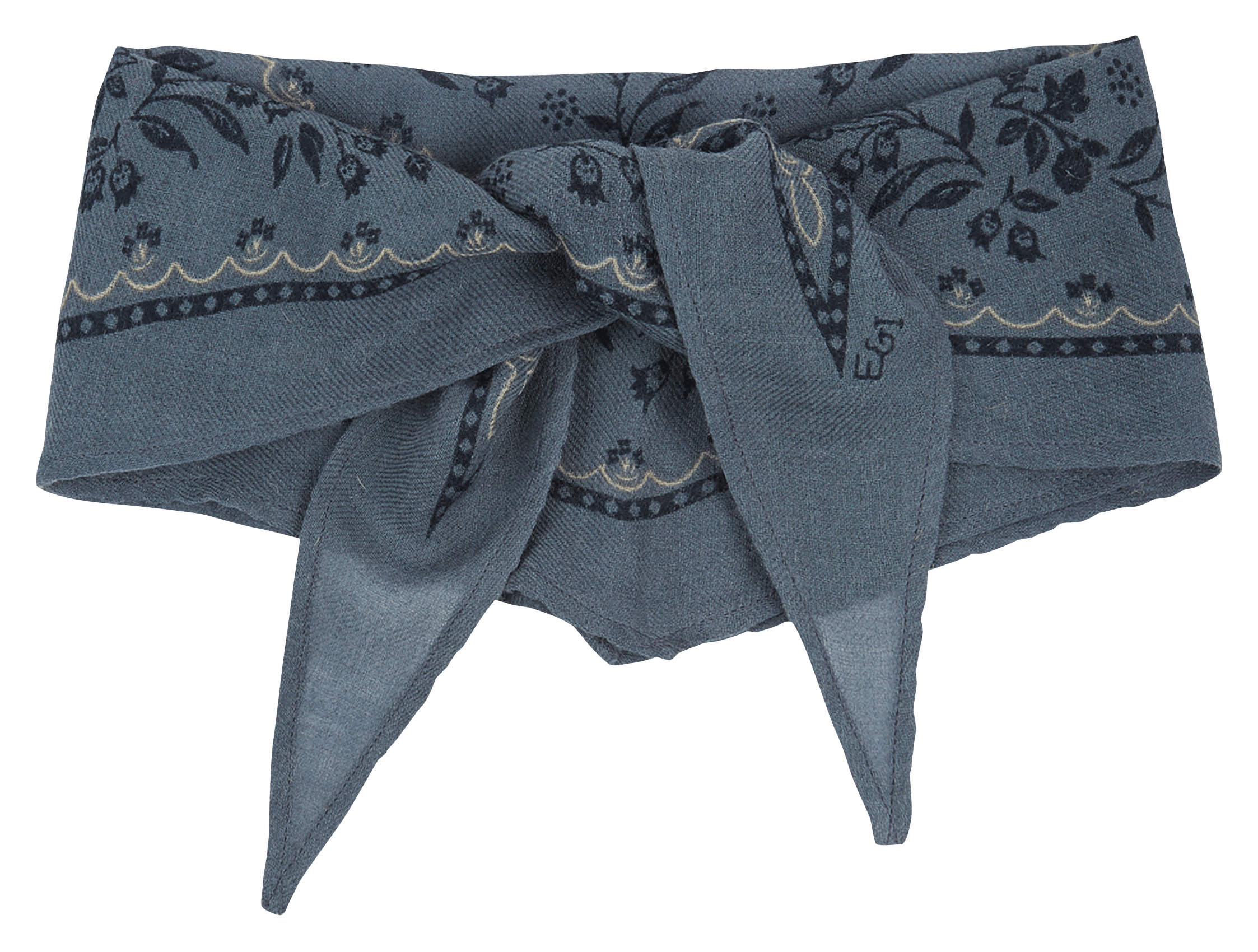 Fular de lana estampado EMILE ET IDA Azul