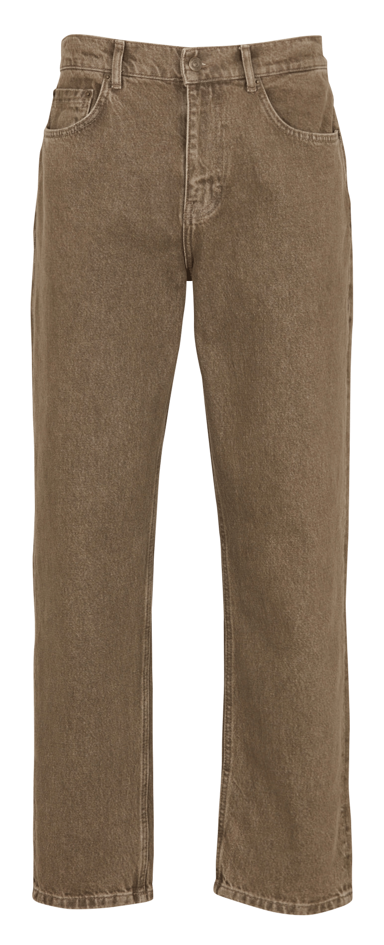 Jean droit en coton LES DEUX Marron