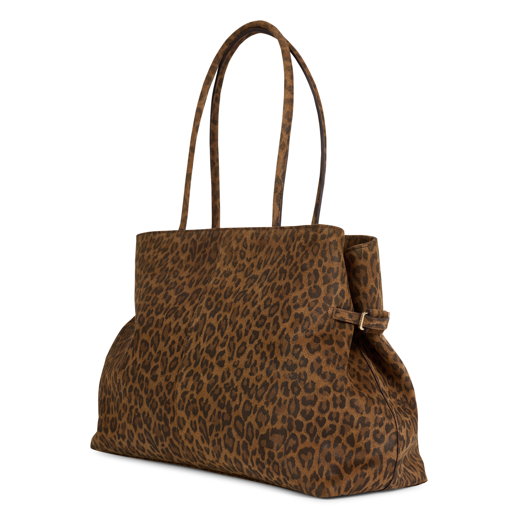 Leather tote bag NAT & NIN Brown