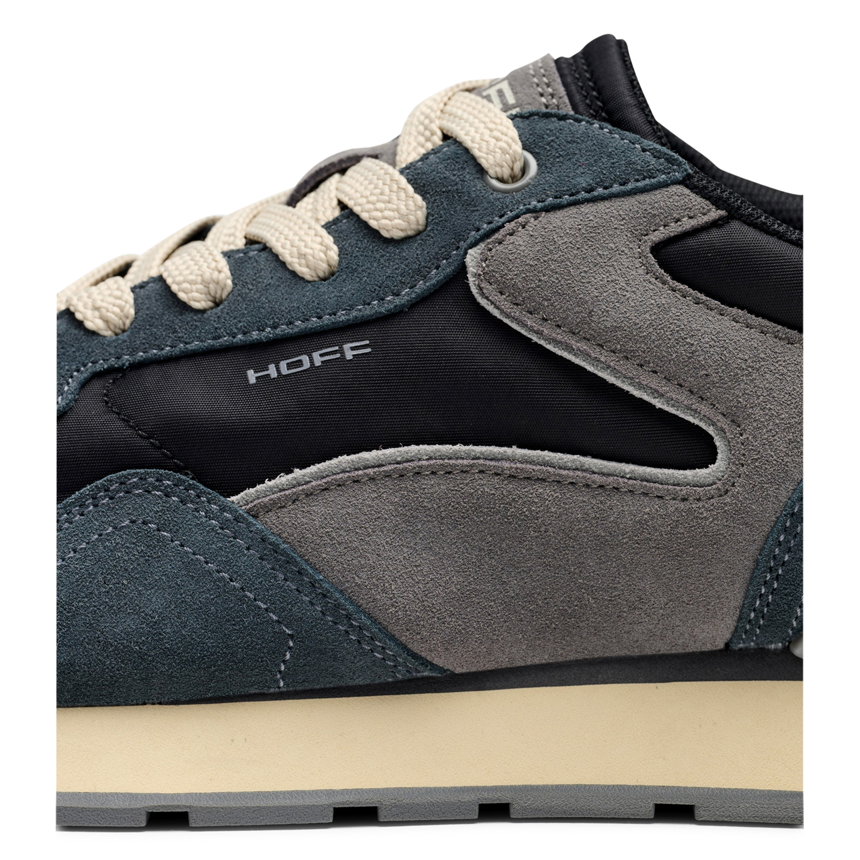 Niedrige Sneaker aus Leder-Mix HOFF Blau