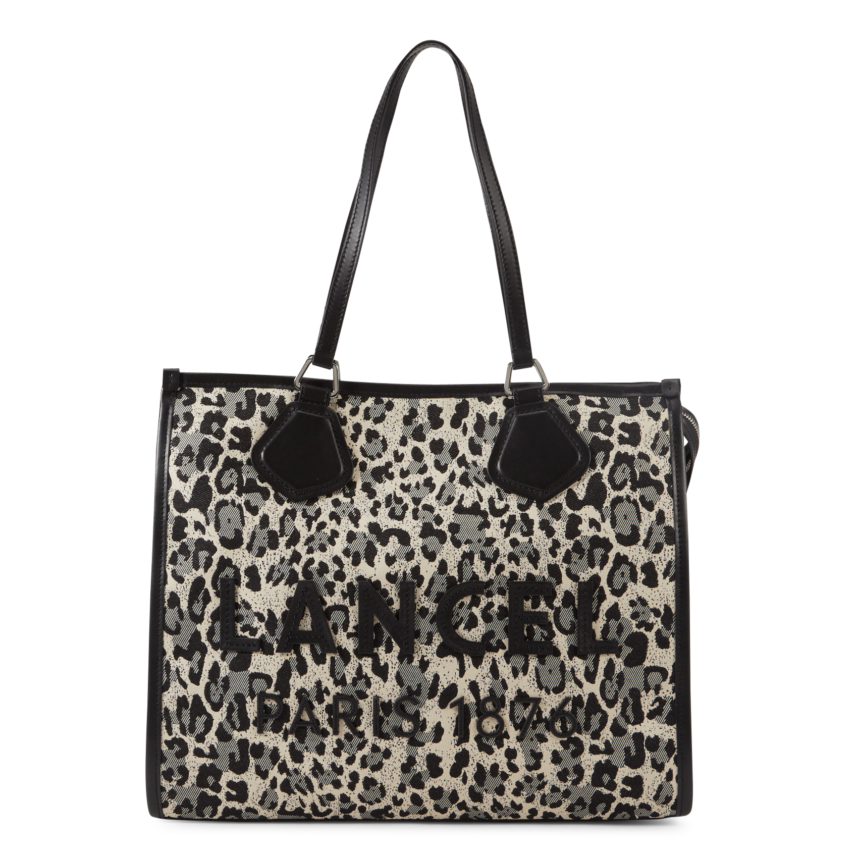 Shopper mit Print LANCEL Schwarz
