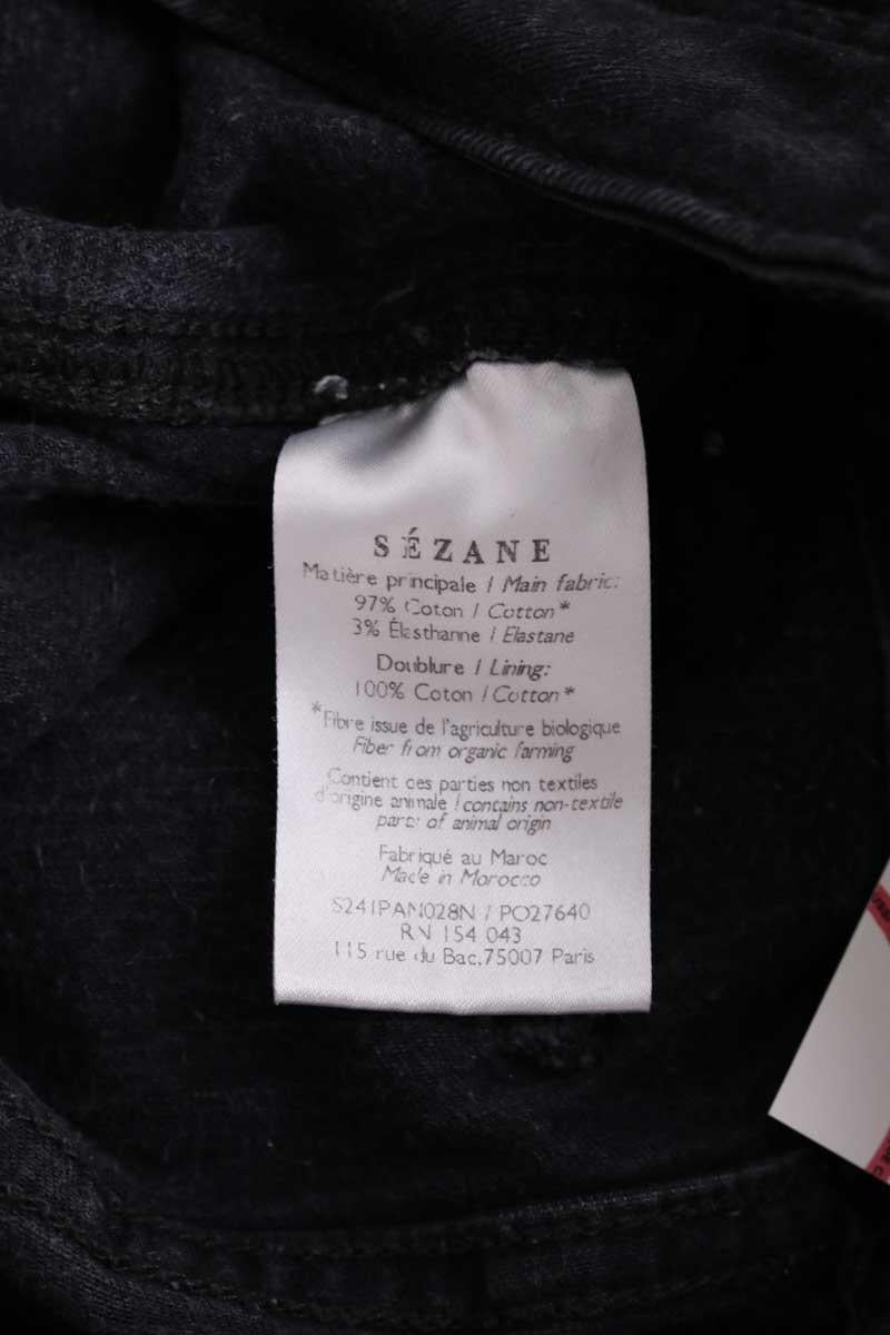 Slim-fit jeans SEZANE - Seconde main Black