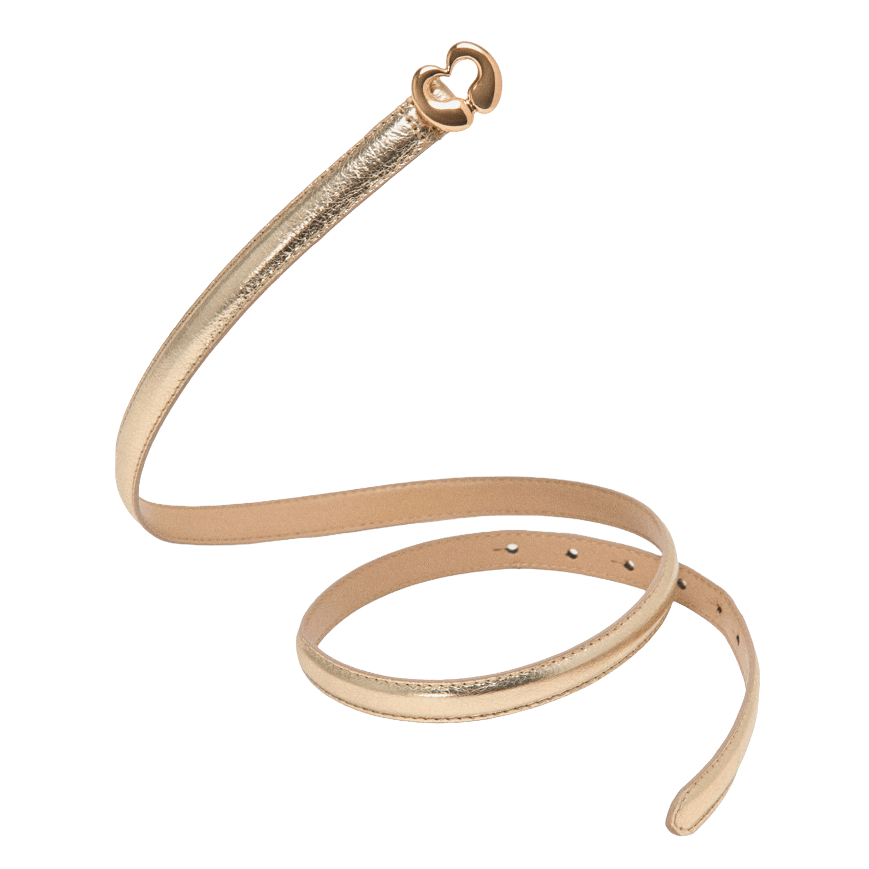 Belt with metallic buckle MAJE Golden
