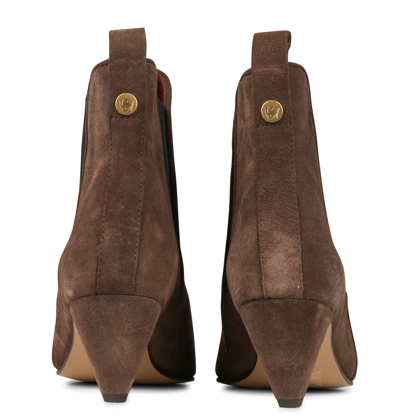 Bottines suédées en cuir ANONYMOUS COPENHAGEN Marron