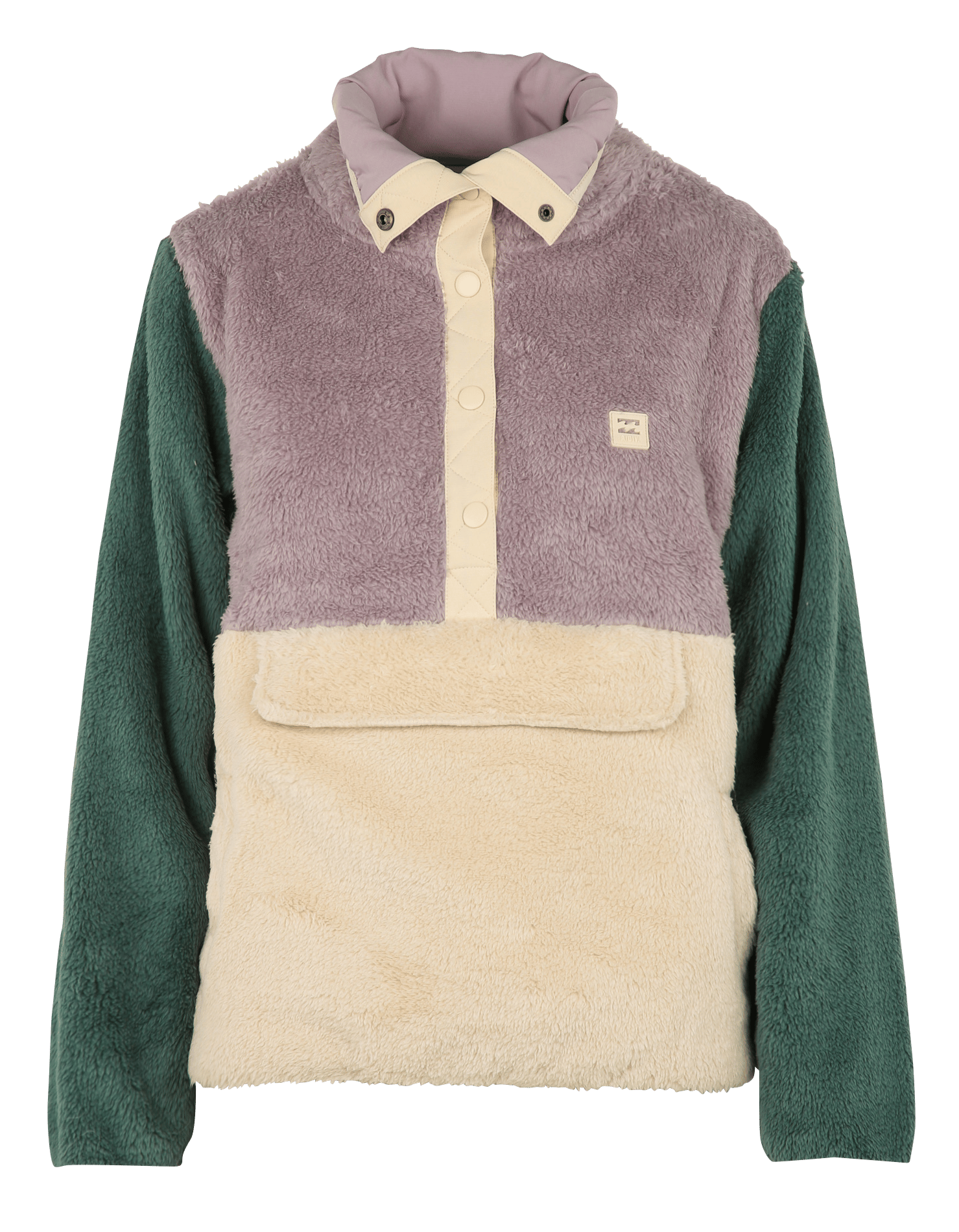 Polaire droite col montant BILLABONG Rose