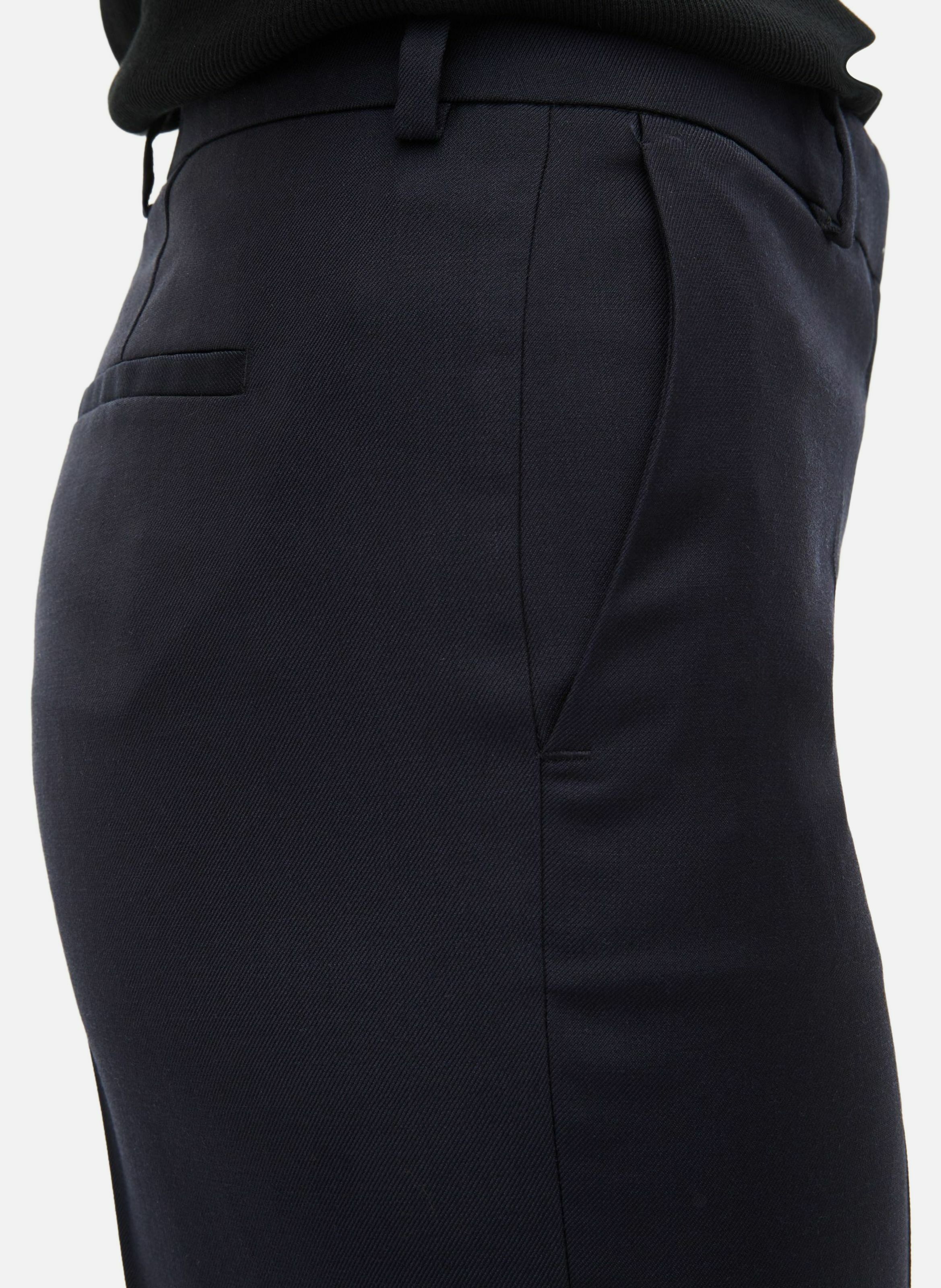 Tailored wool trousers with a slim fit | Blue THE KOOPLES Women