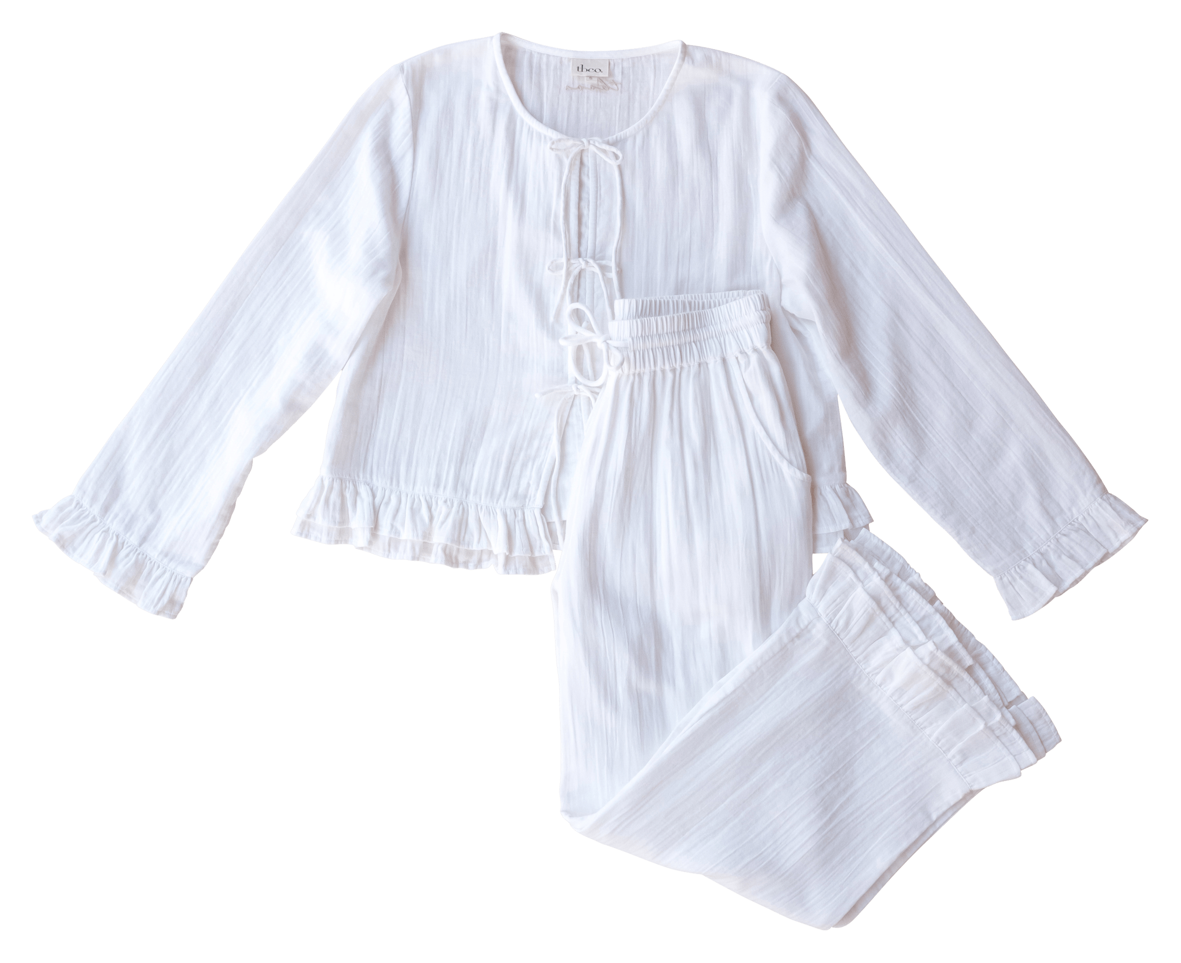 Pyjama en coton TBCO Blanc