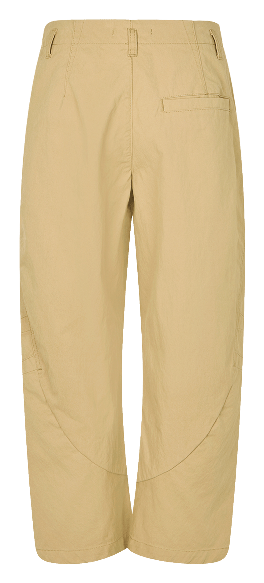Wide-leg cotton-blend pants RABENS SALONER Beige