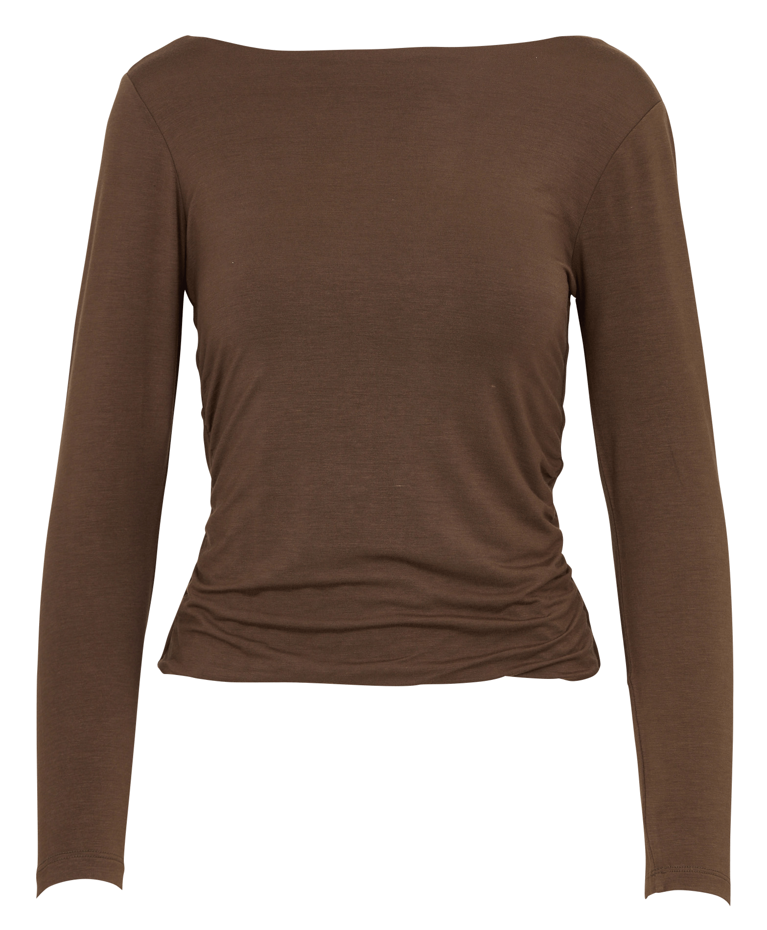 Einfarbiges Langarm-Top KOOKAI Khaki