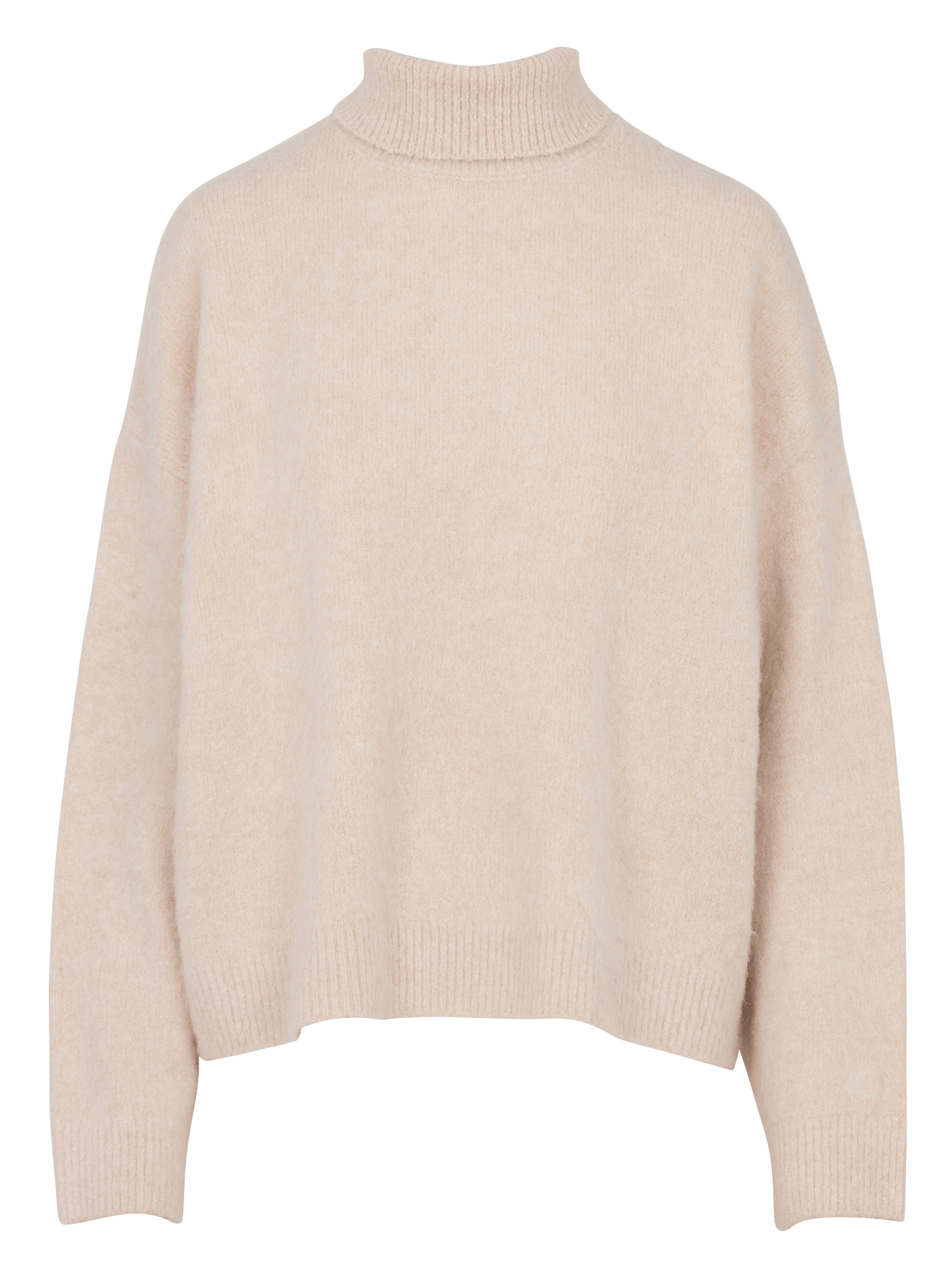Pull droit col montant LIU JO Beige