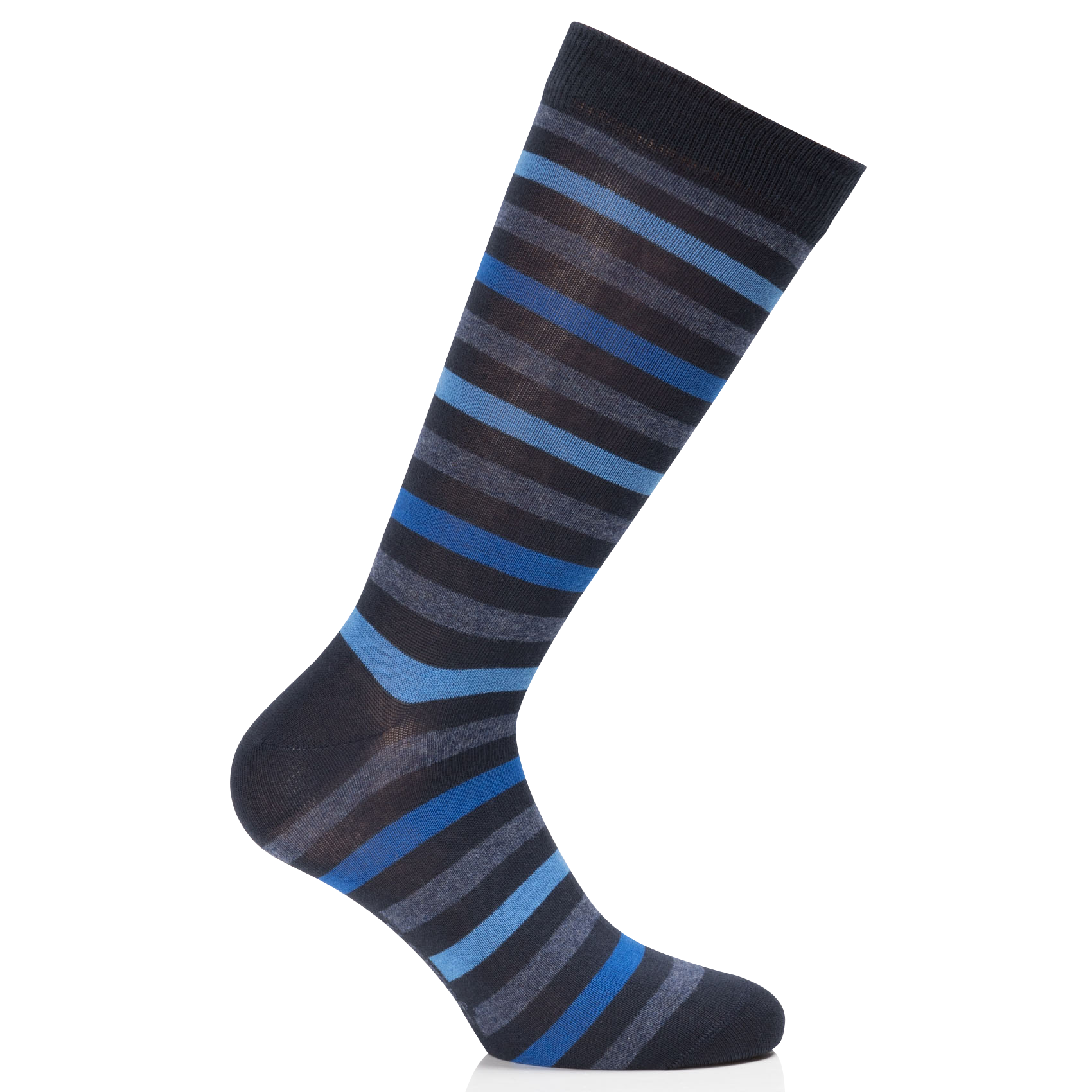 Striped cotton-blend socks BLEUFORET Blue