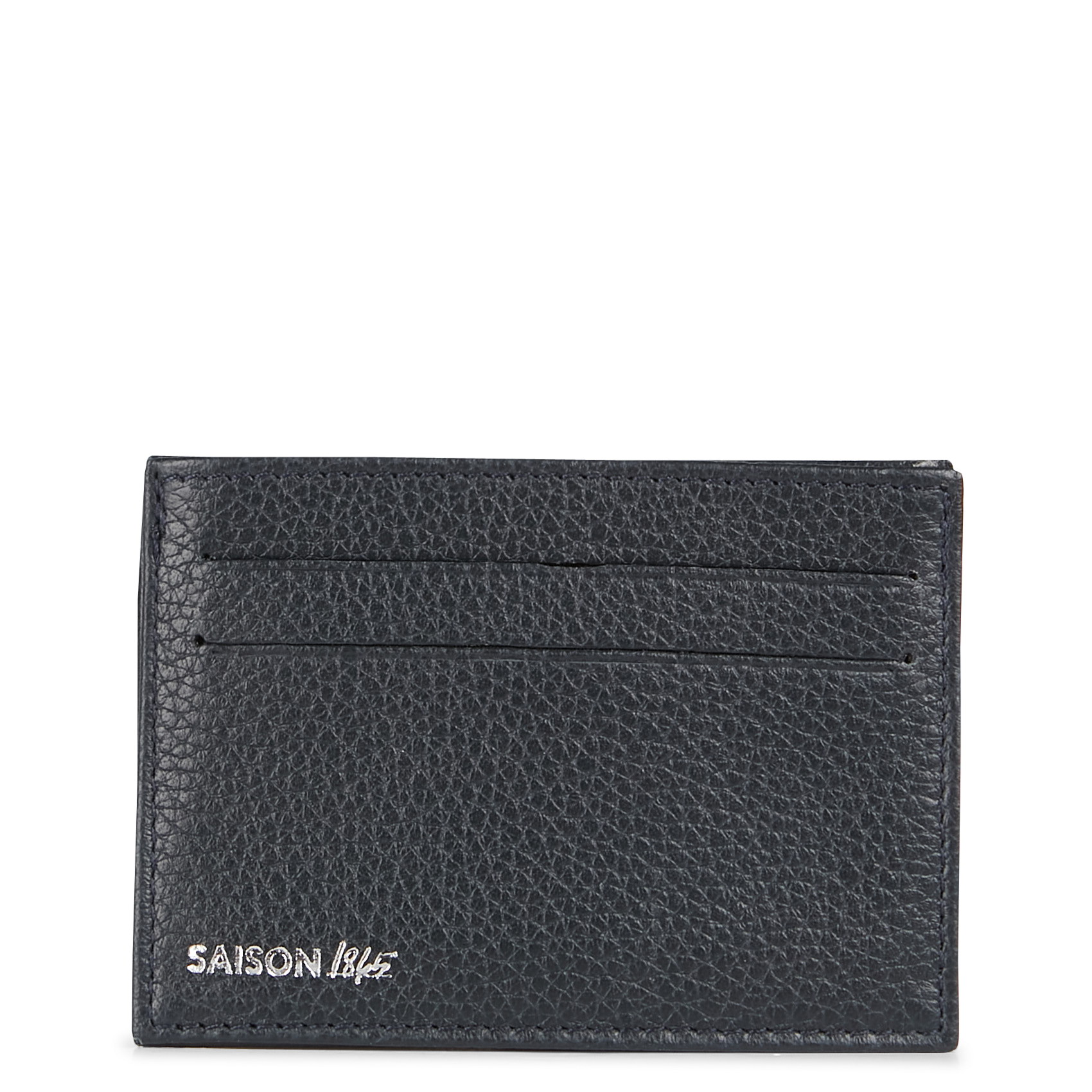 Grained leather card holder SAISON 1865 Blue