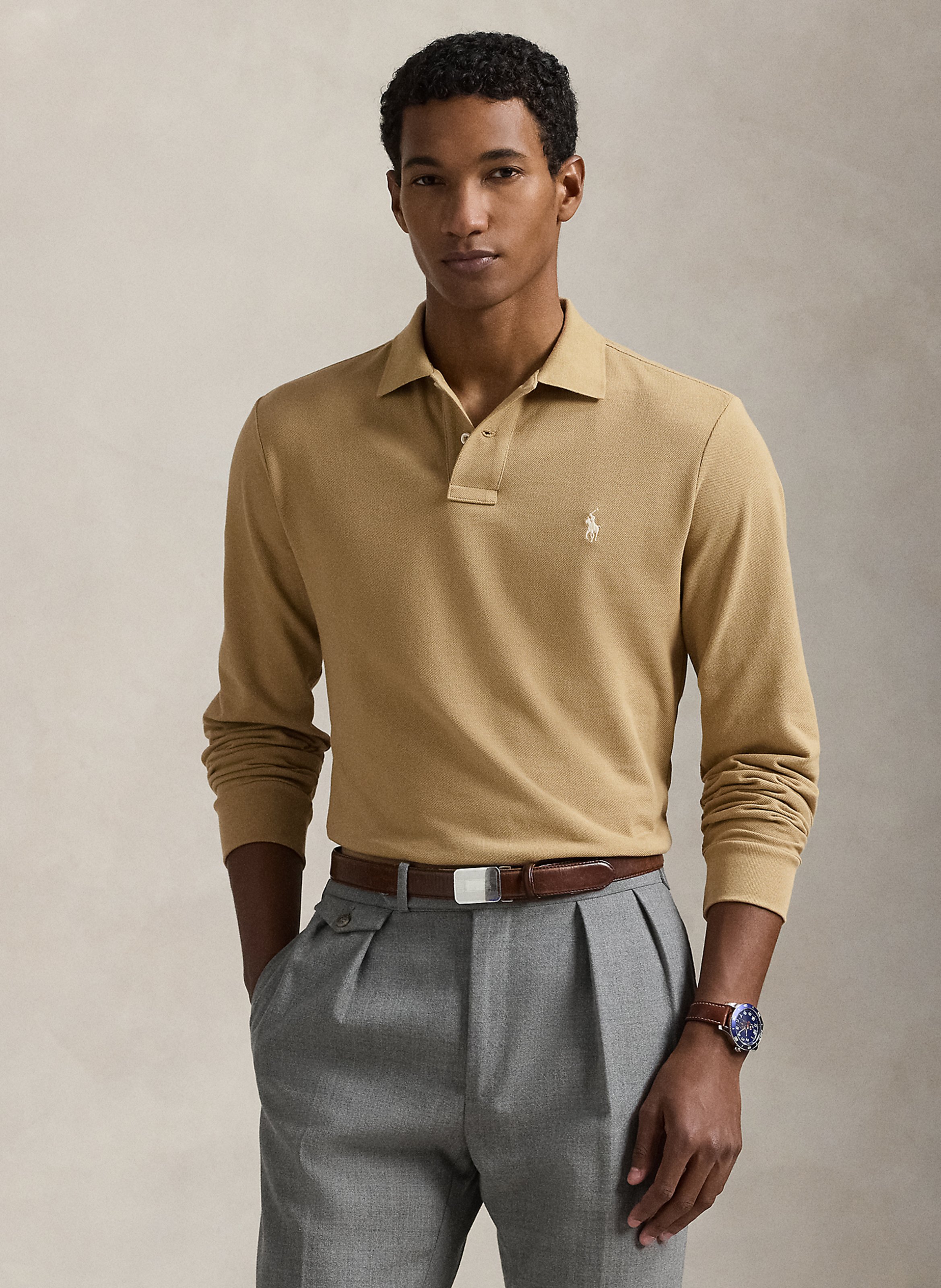 美品1回着用のみPolo Ralph Laurenブラウンベージュ半袖トレーナー 楽天市場】ラルフローレン POLO（カラーブラウン）（スウェット