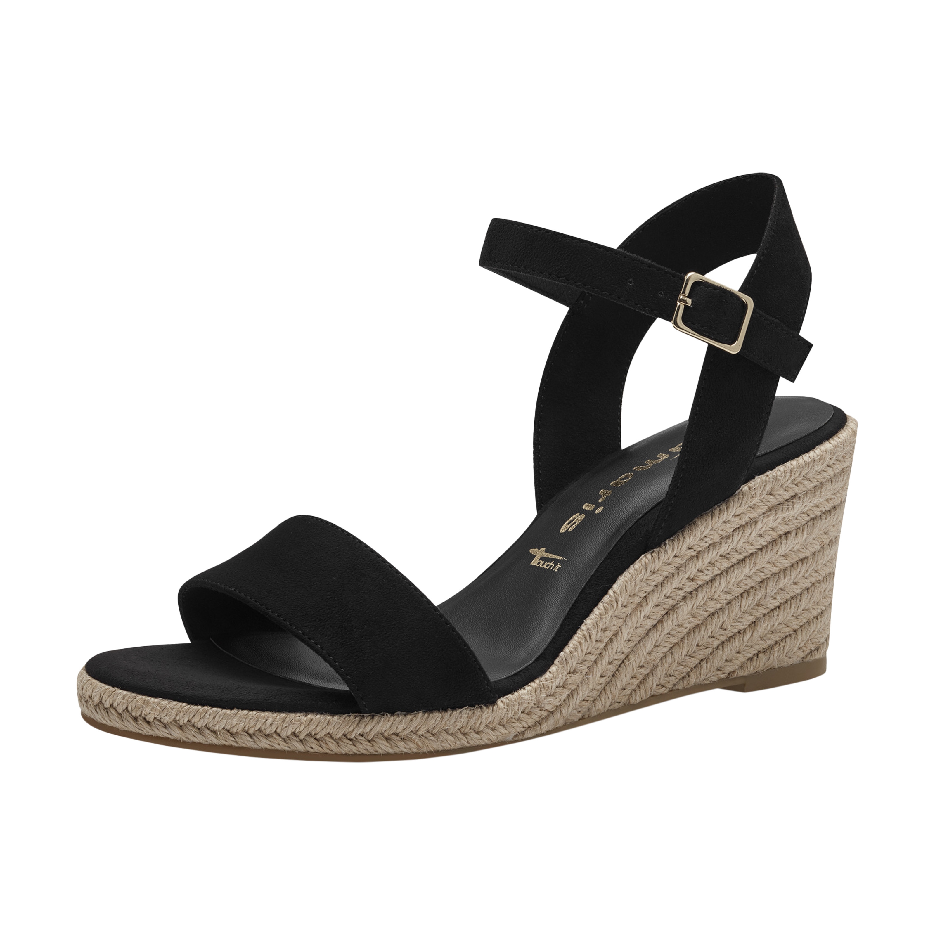 Touch-it wedge sandals TAMARIS Black