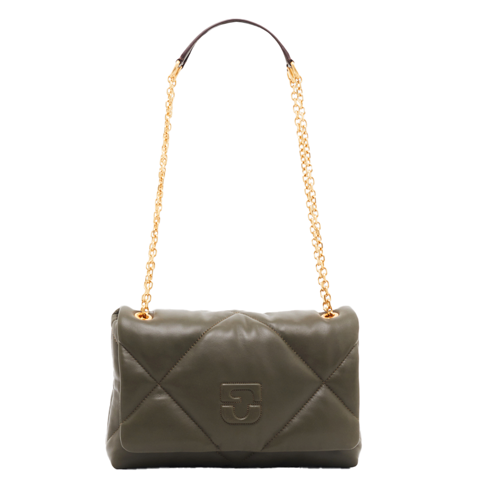 Sac bandoulière en cuir GERARD DAREL Kaki