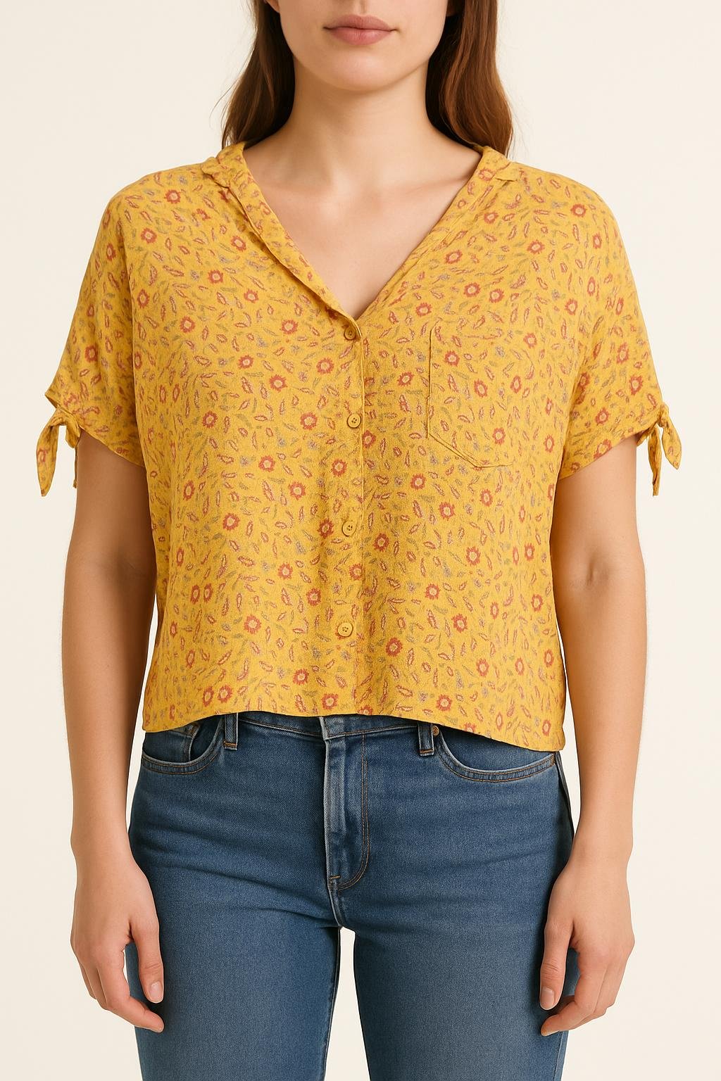 Blouse ORTA - Seconde main Yellow