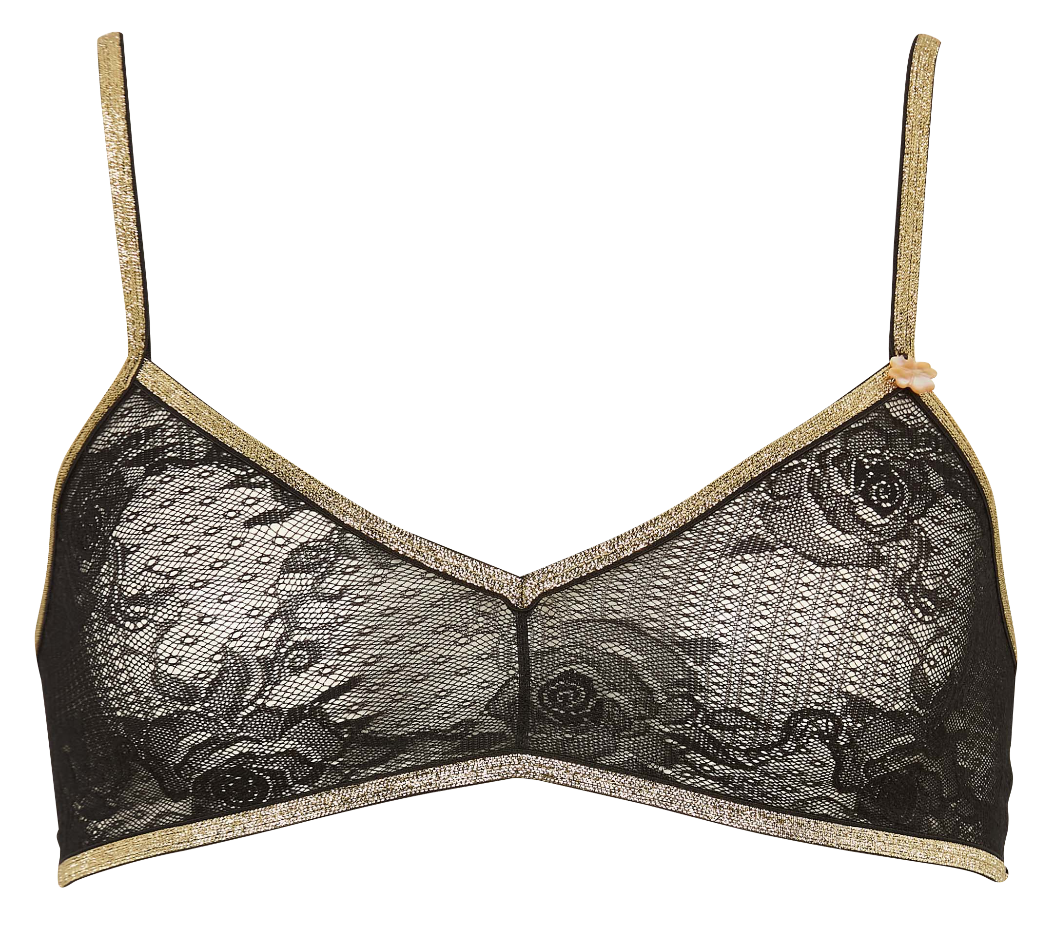 Bustier aus Spitze LA NOUVELLE Schwarz