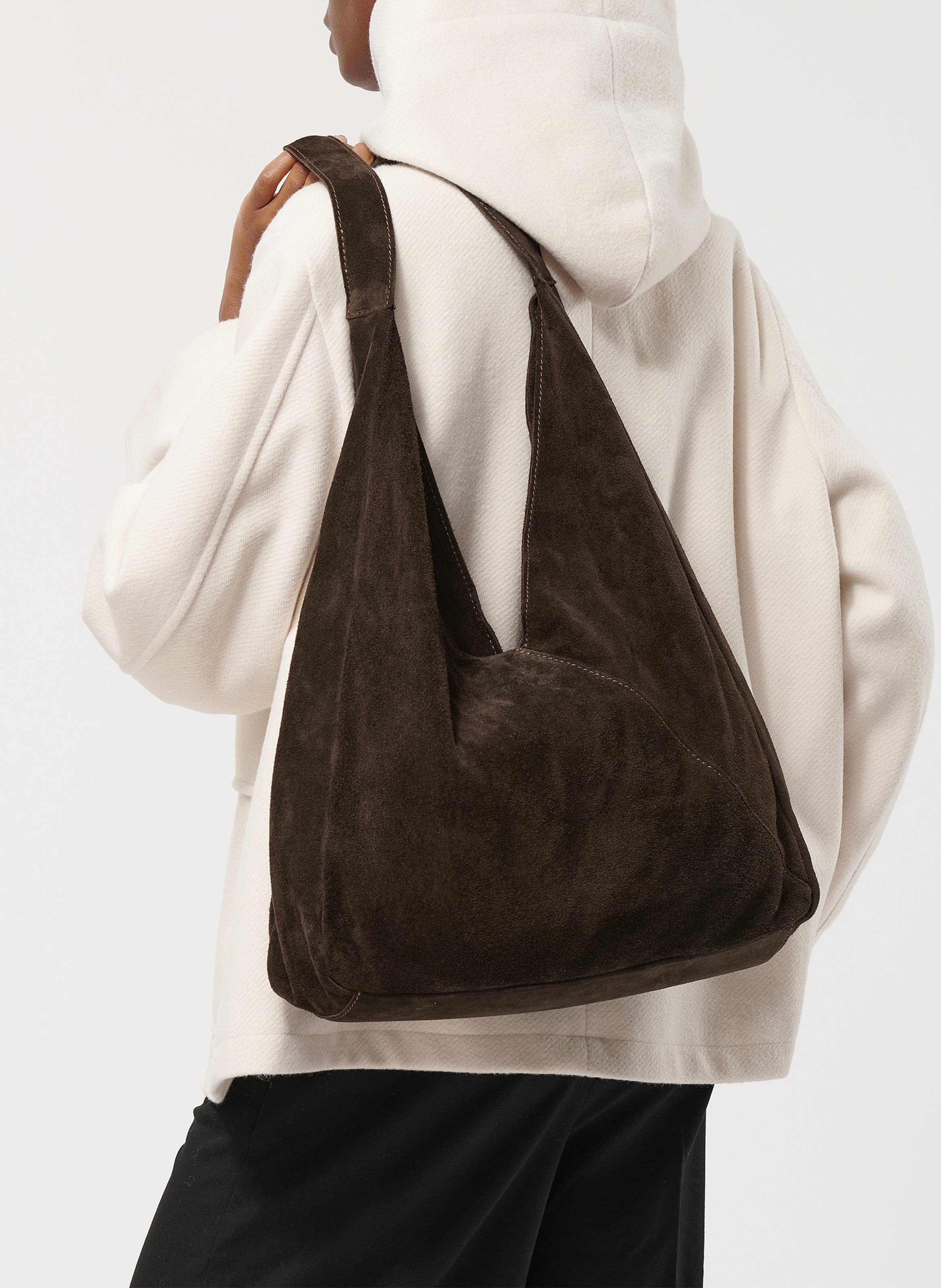 Sac cabas en cuir HUMILITY Marron