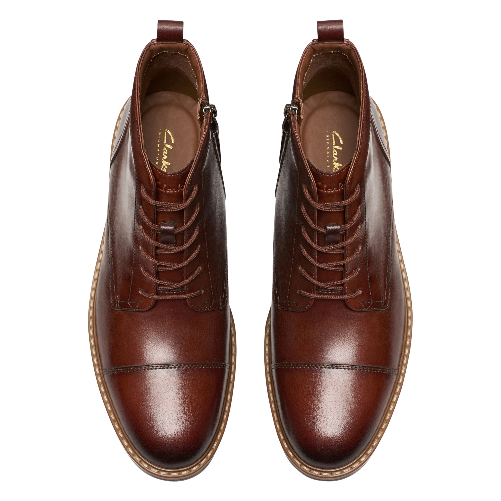 Albert leather boots CLARKS Brown