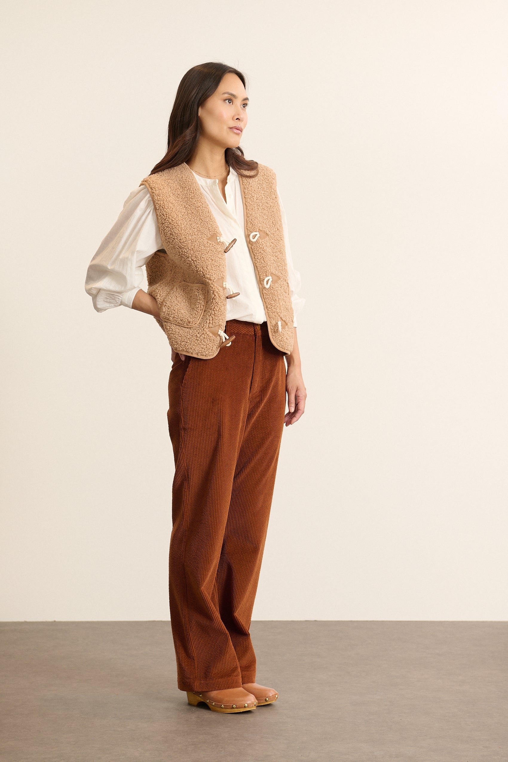Sleeveless jacket GARANCE PARIS Beige