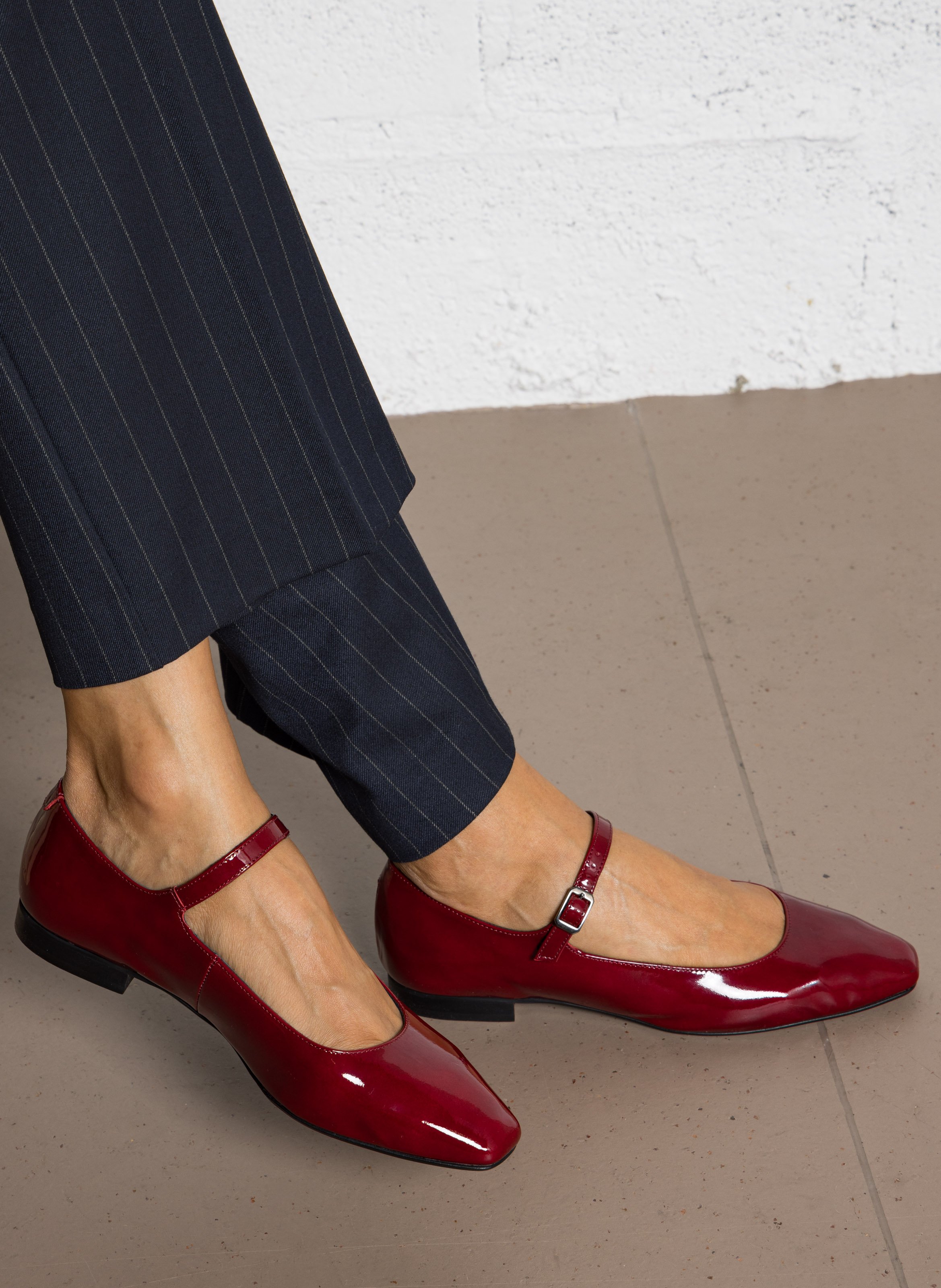 Ballerina's van lakleer REQINS Rood
