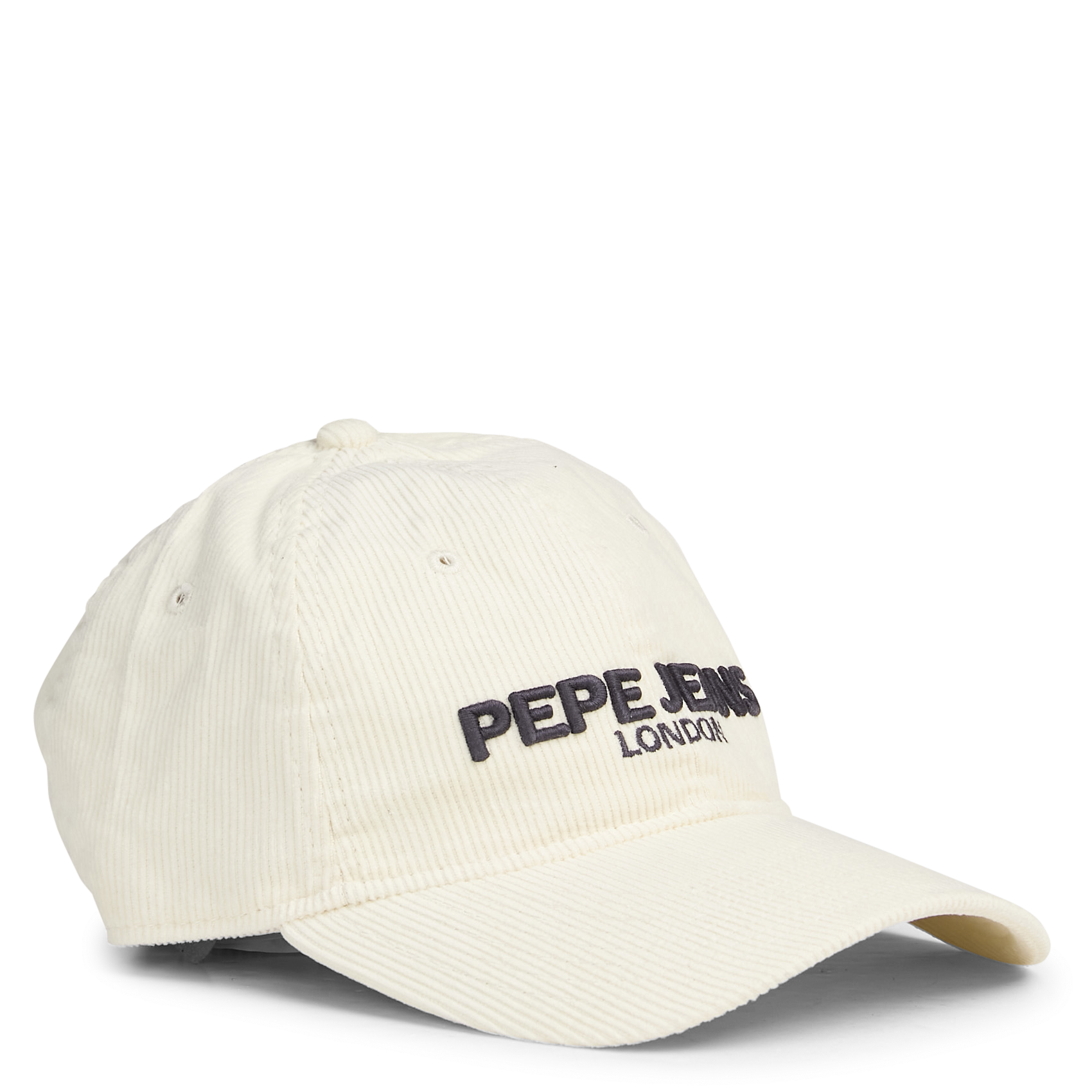 Embroidered corduroy cap PEPE JEANS Beige