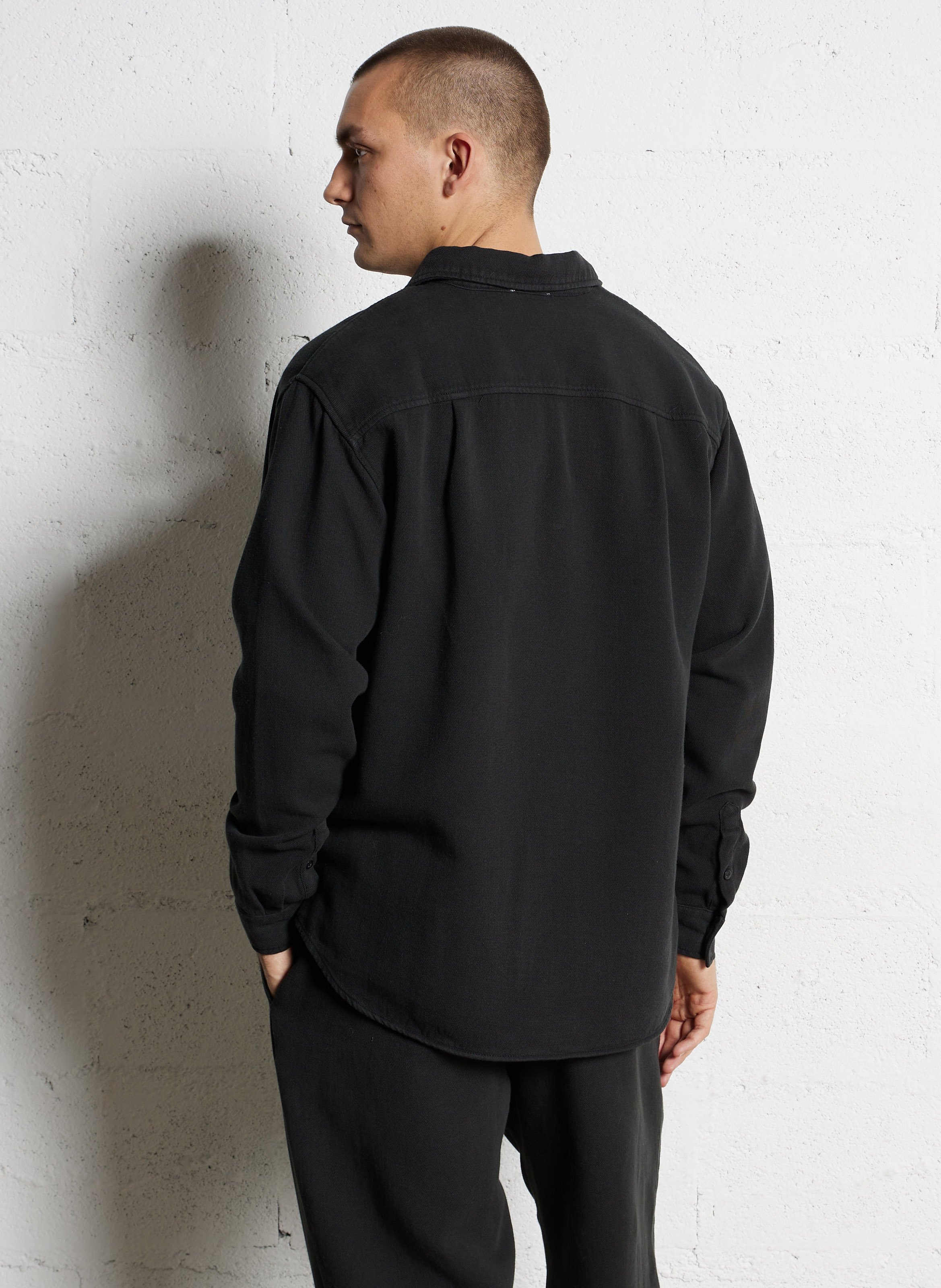 Chemise ample manches longues AMERICAN VINTAGE Noir