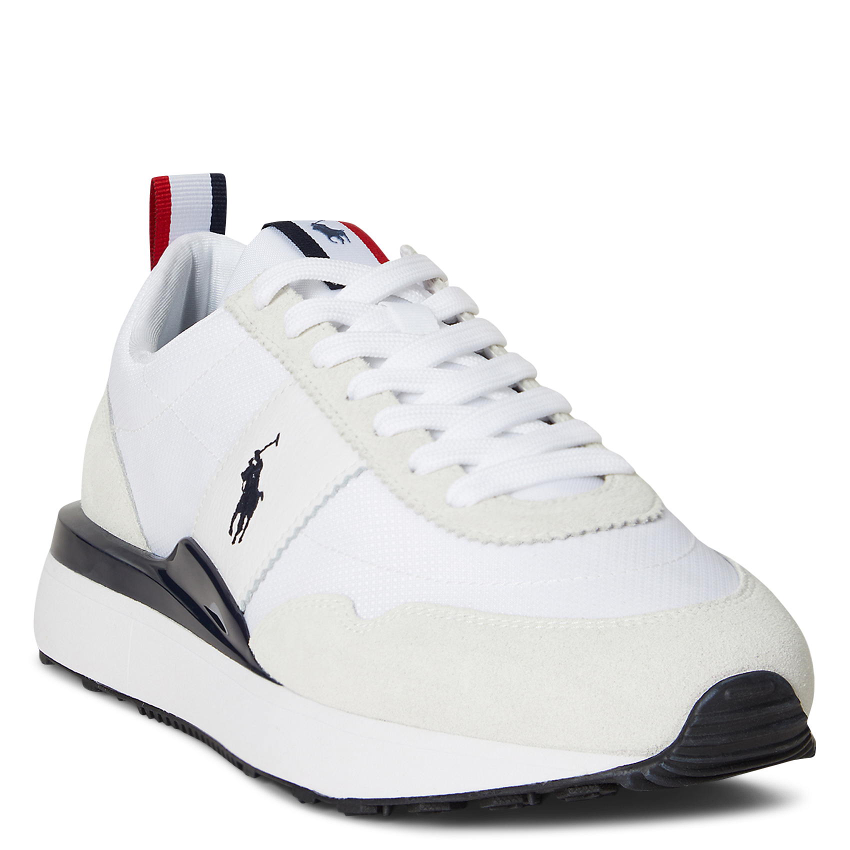 Niedrige Sneaker aus Leder-Mix POLO RALPH LAUREN Weiss