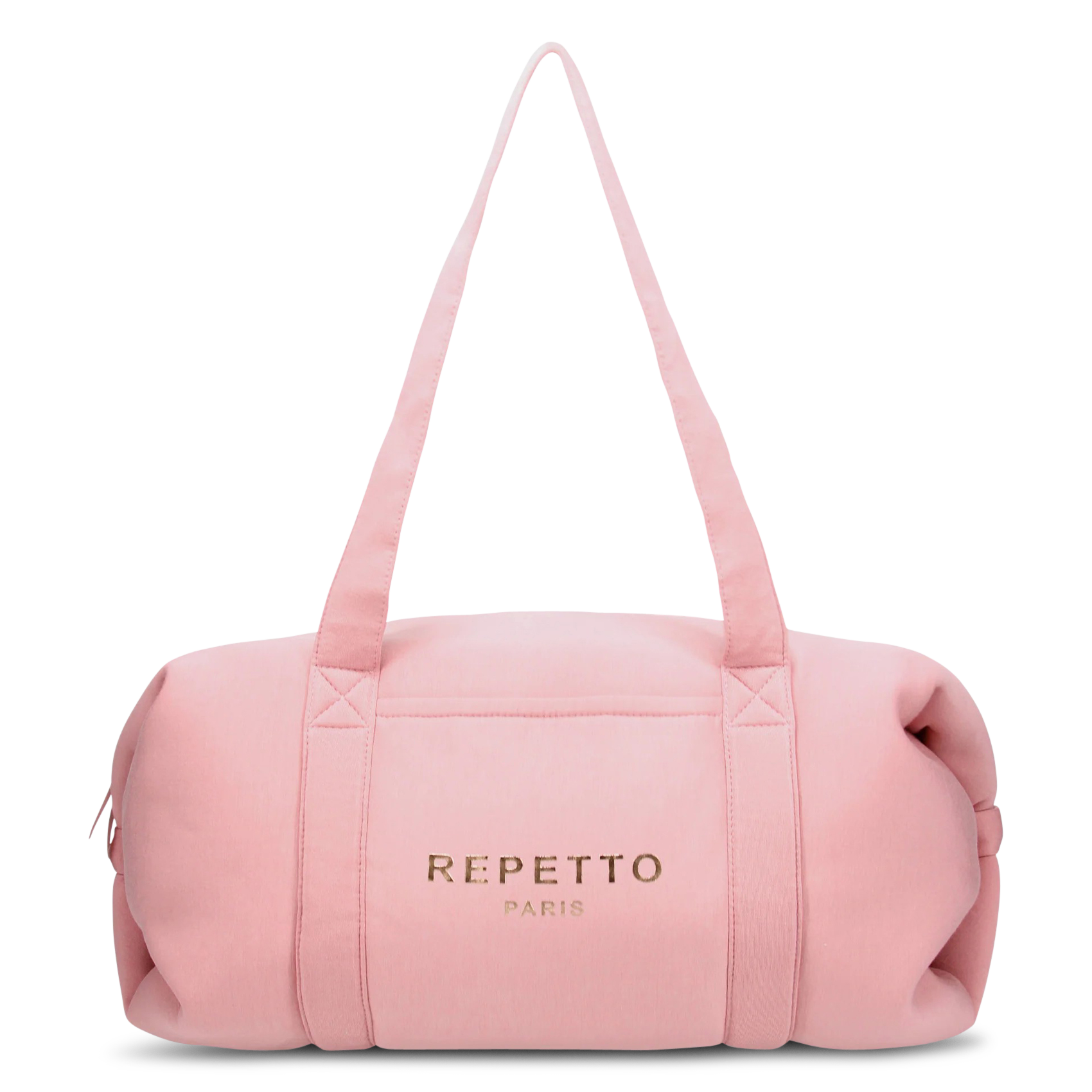 Large solid logo duffel bag REPETTO Pink