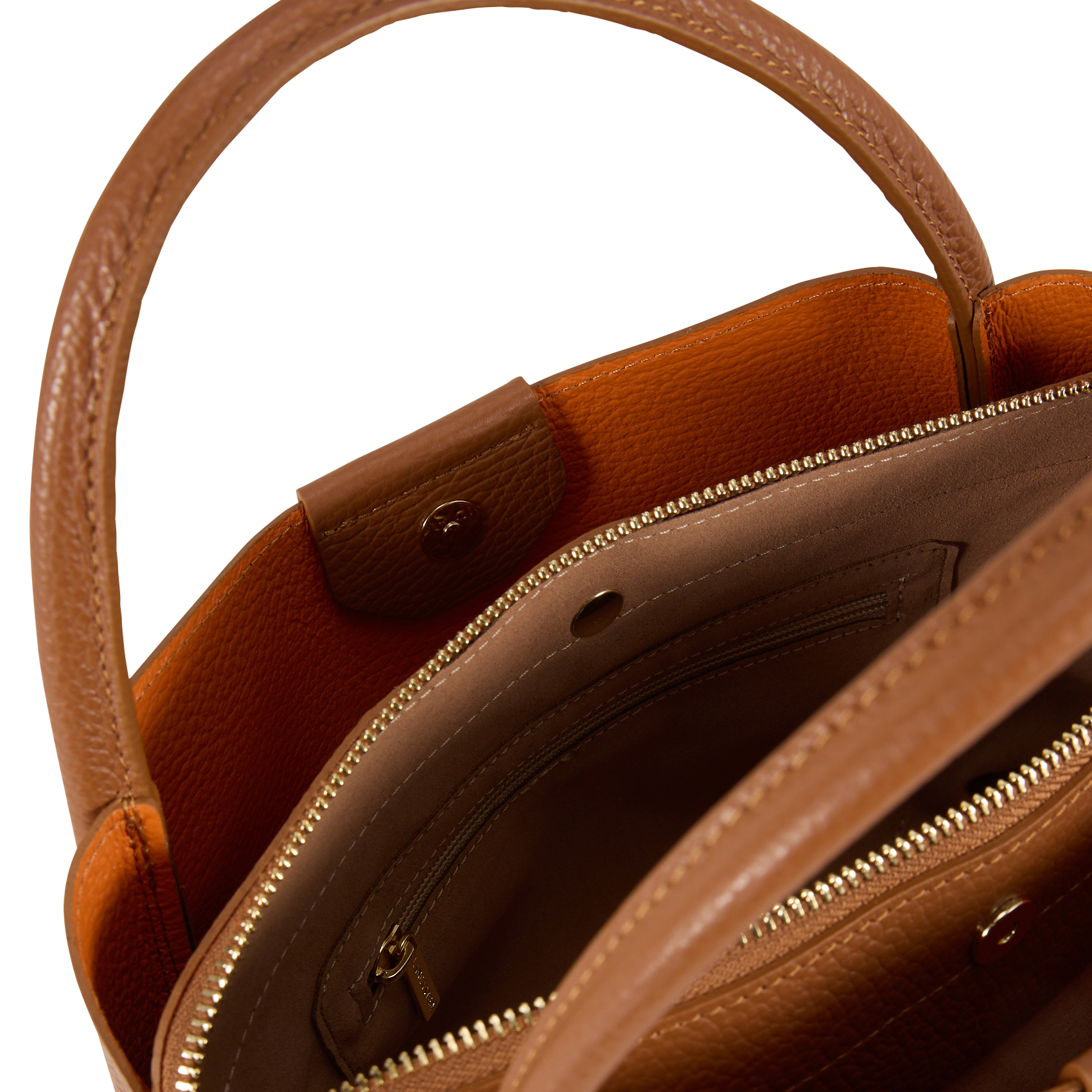 Sac à main en cuir LANCASTER PARIS Marron