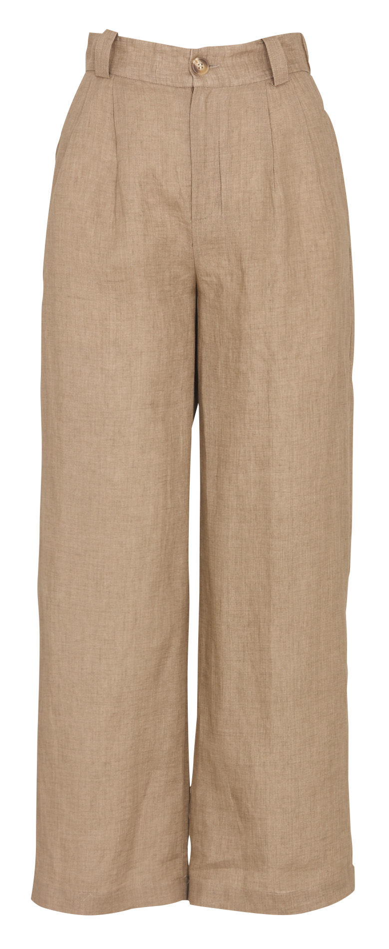 Wide pleated linen trousers SEE U SOON