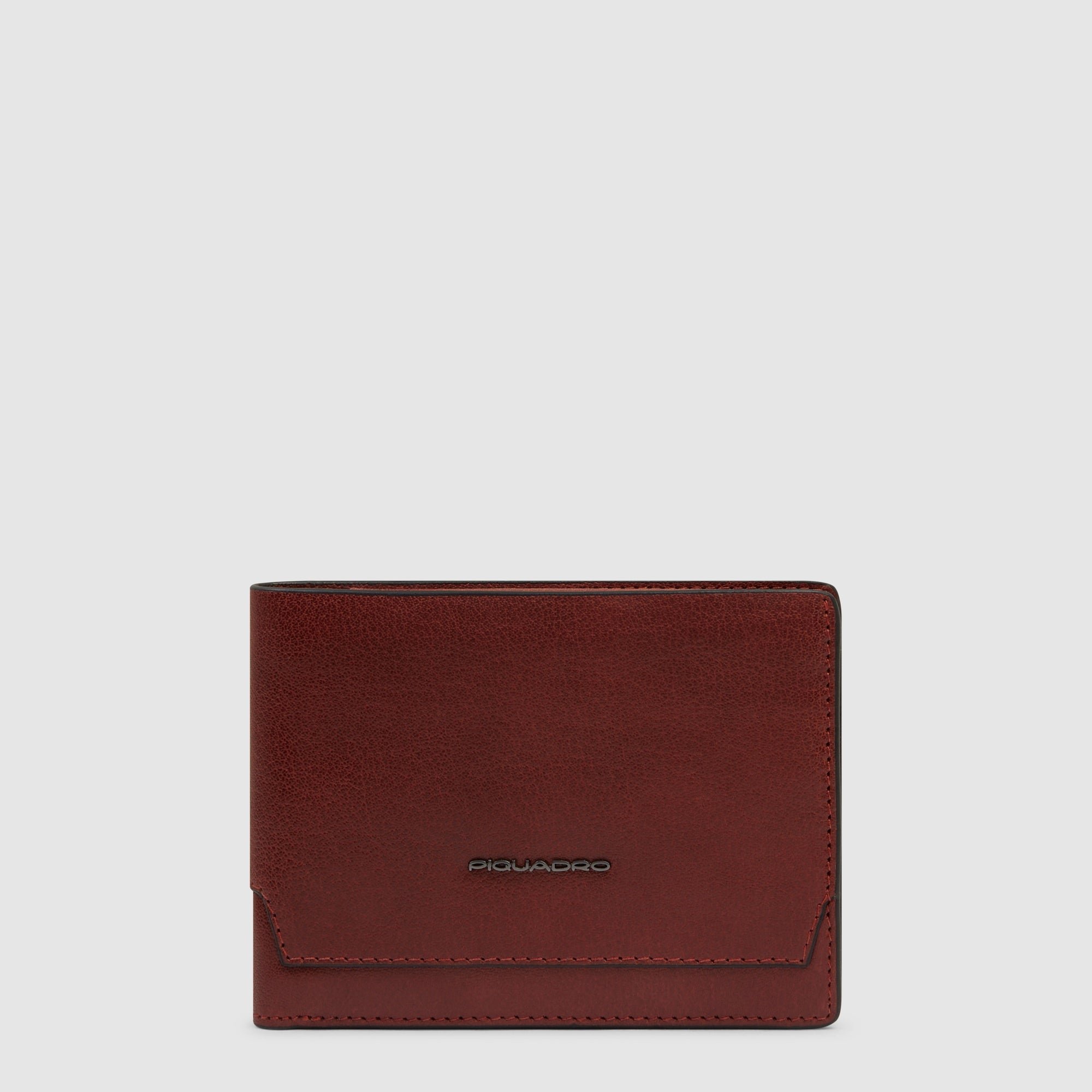 Babylon leather wallet PIQUADRO Red