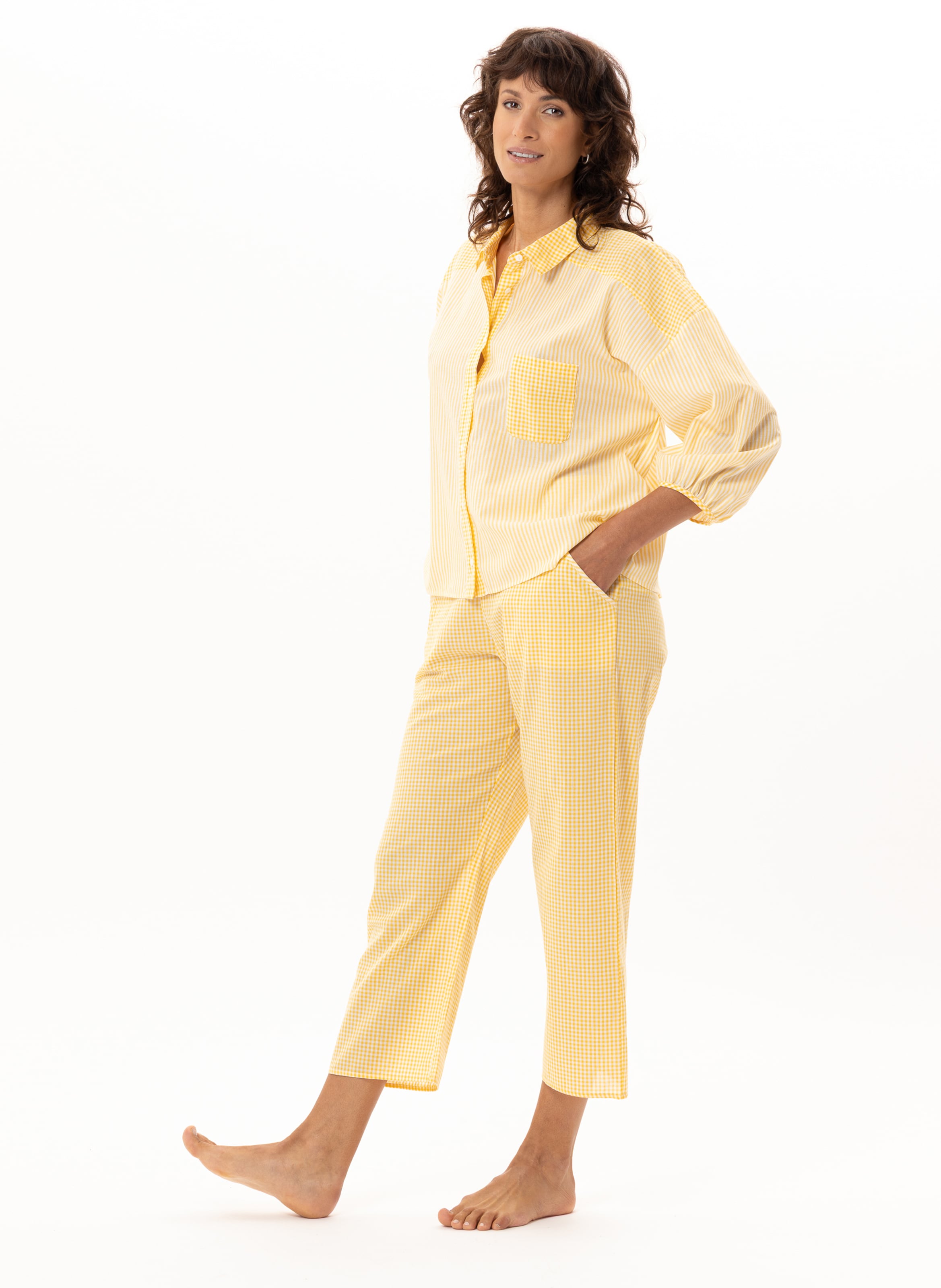 Buttoned cotton pajamas LE CHAT Multicolored